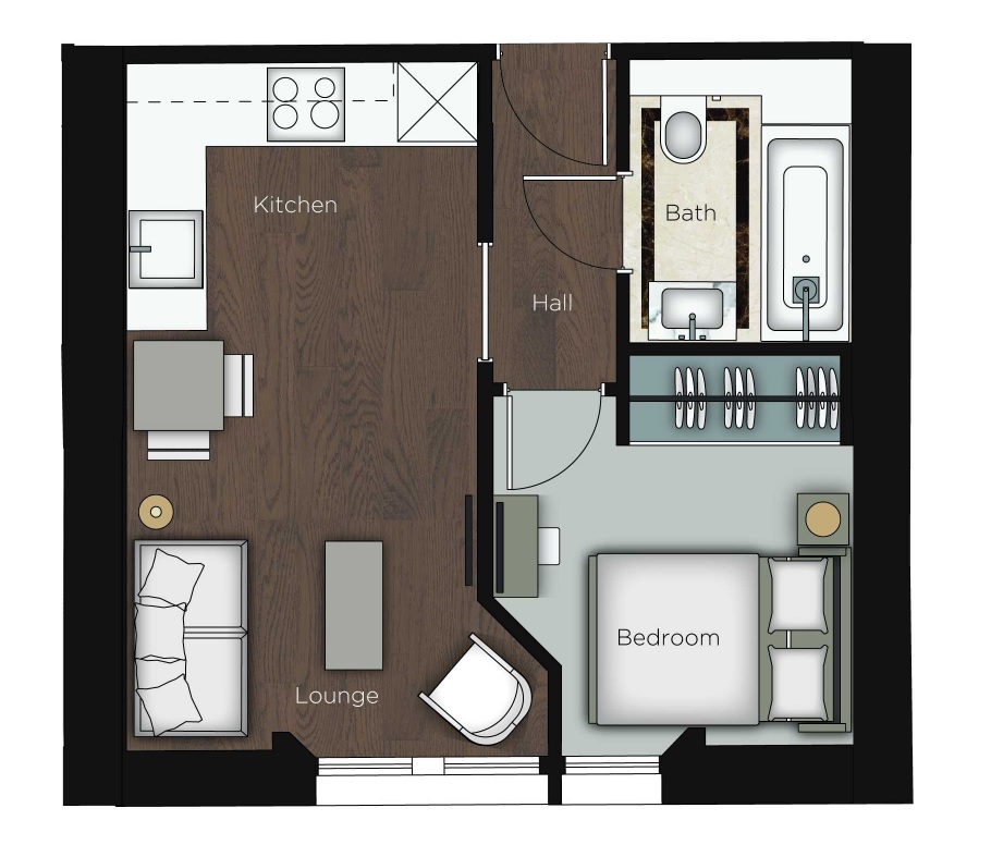 1 Bedrooms Flat to rent in Garden House, 86 Kensington Gardens Square, London W2