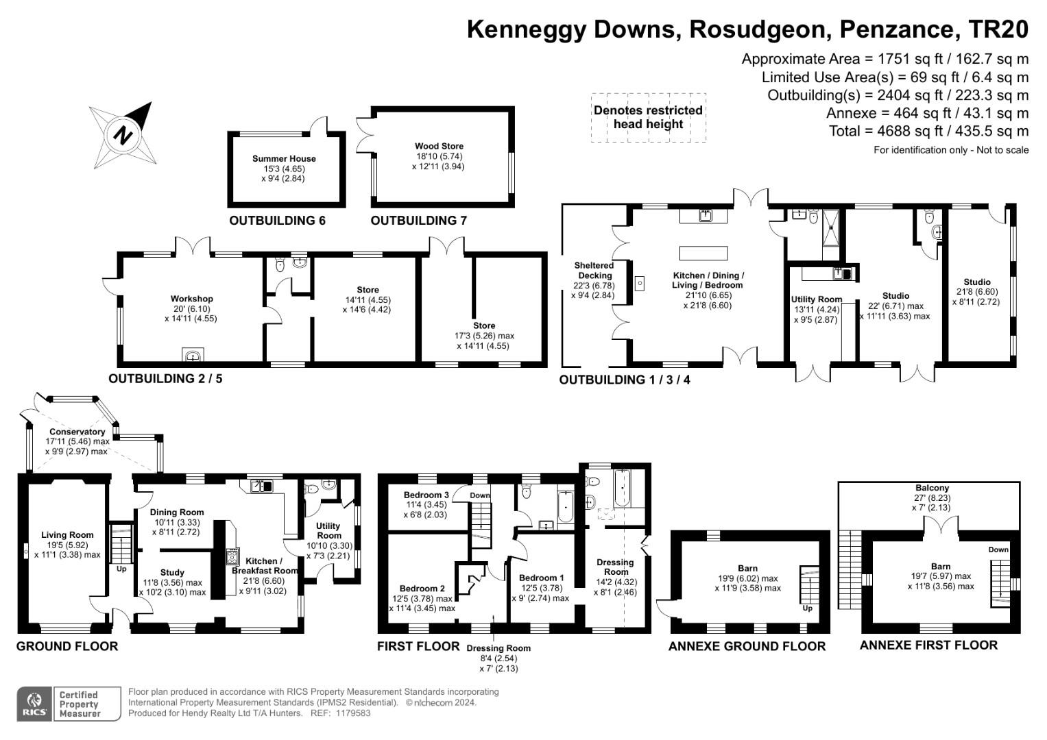 Boskenza, Kenneggy Downs, Rosudgeon floorplan