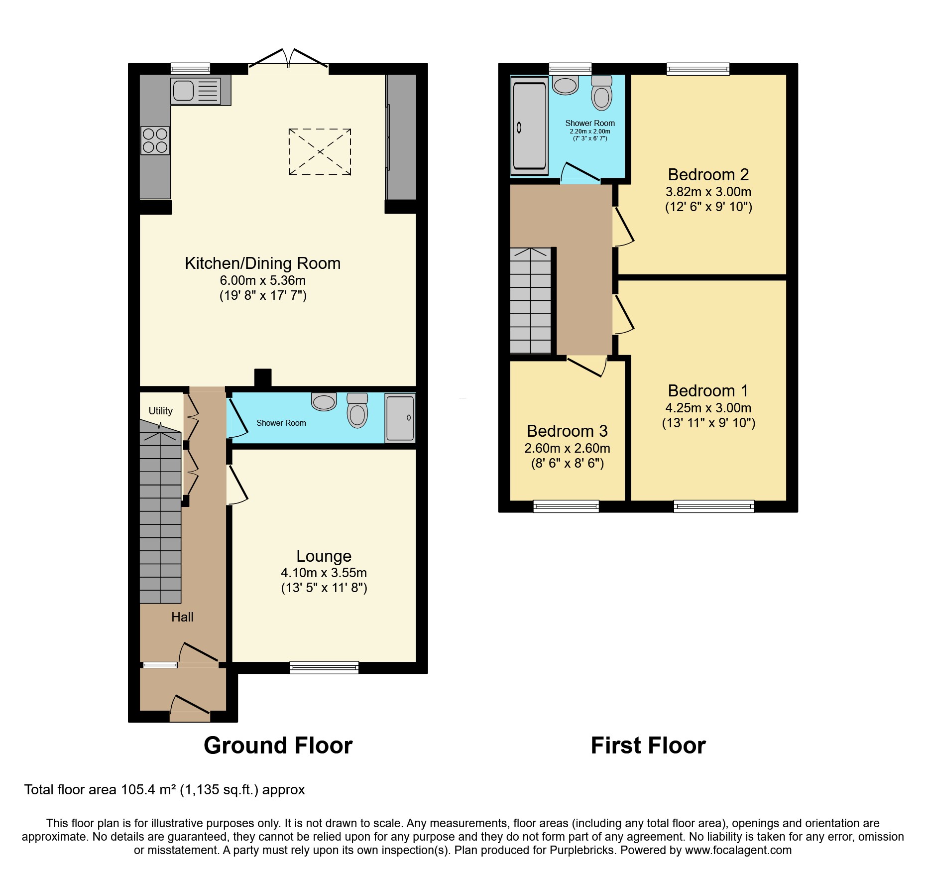 94, Dunstall Avenue, Wolverhampton floorplan