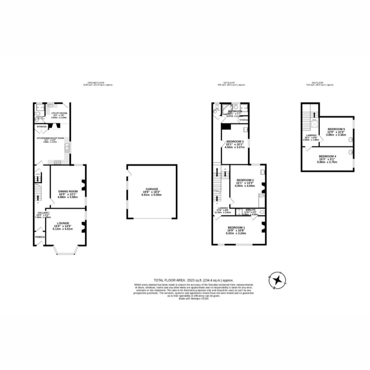 230, Garstang Road, Fulwood floorplan