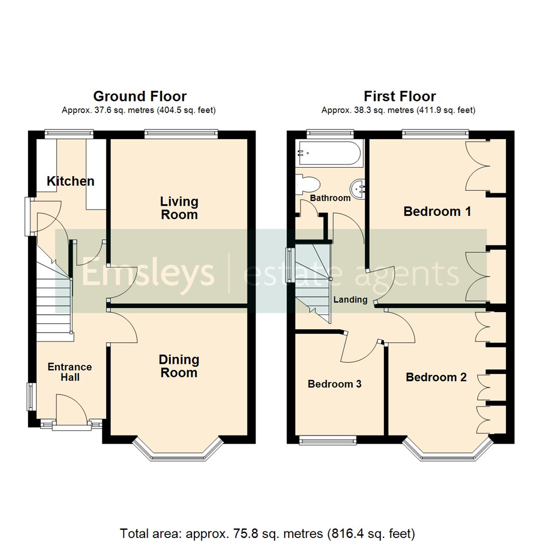2, Dunhill Crescent, Leeds floorplan