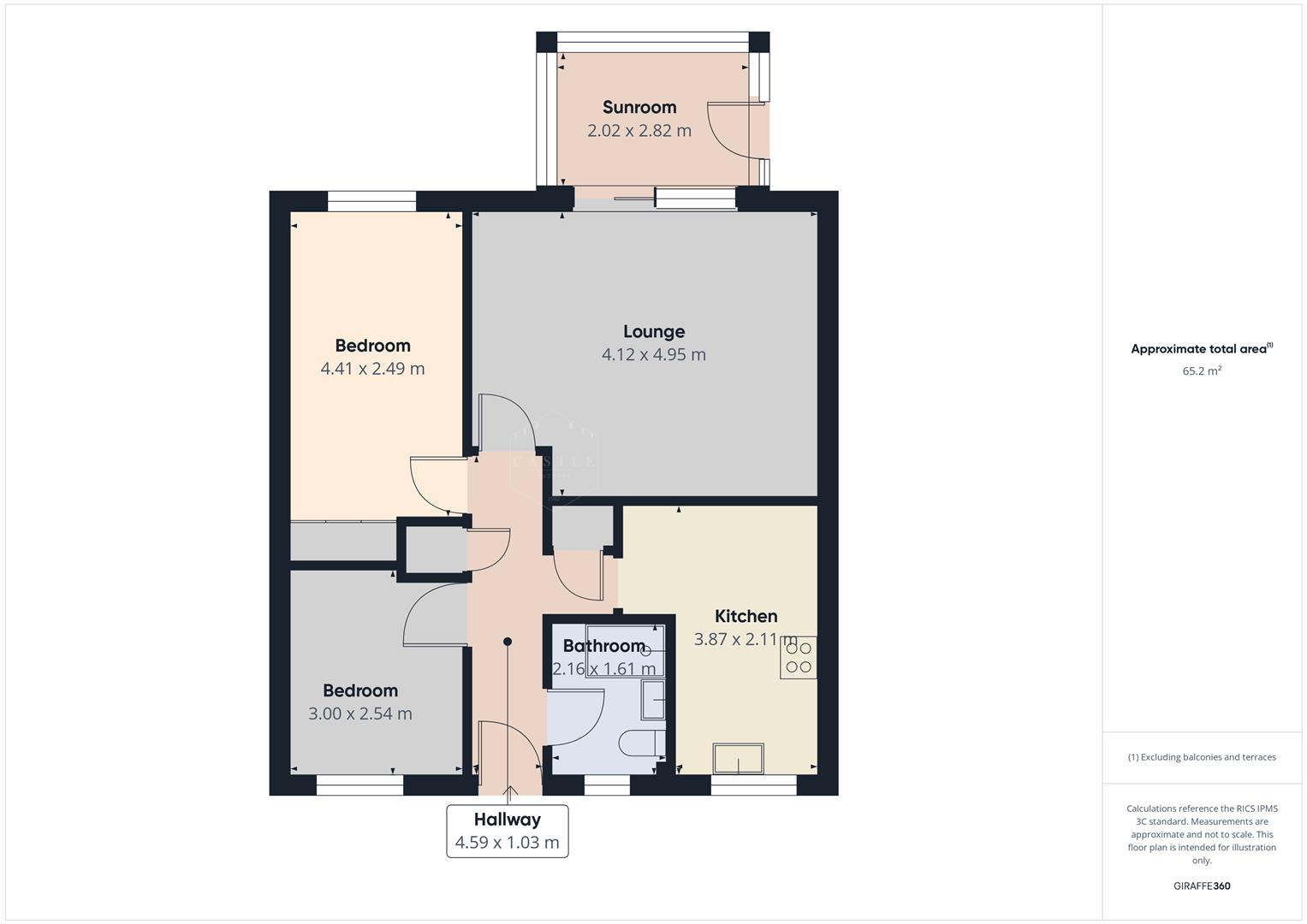 3, Coniston Court, Earl Shilton floorplan