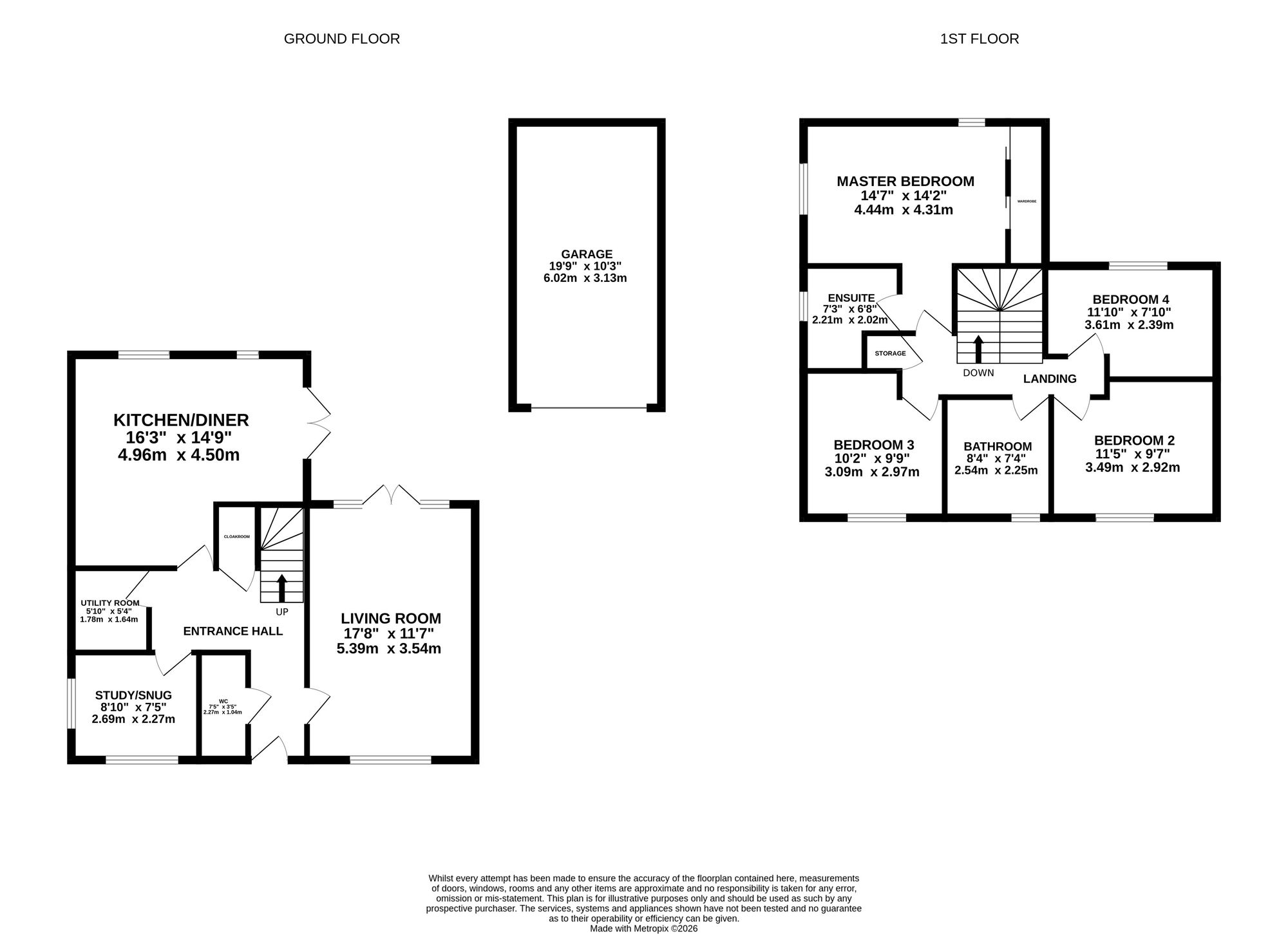 88 Teal Way, Crewe floorplan