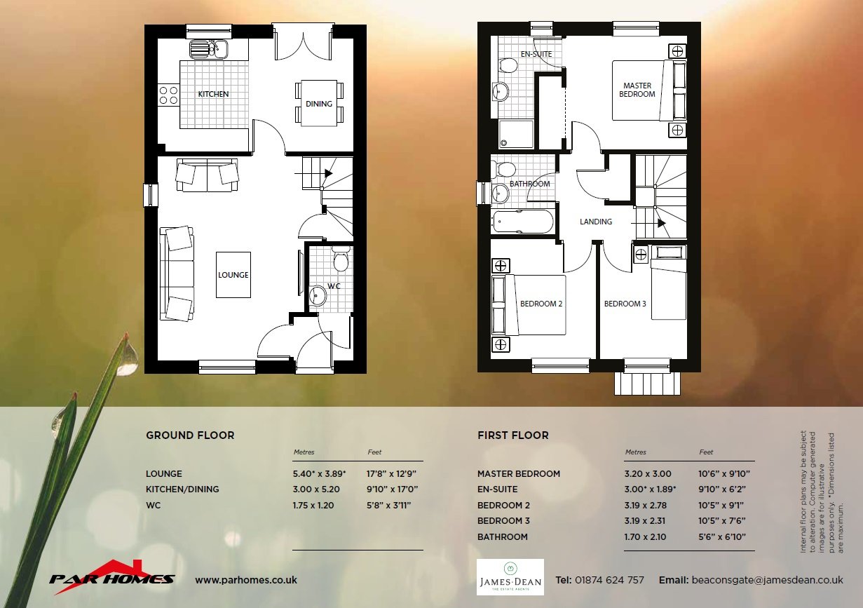Plot 69- The Hazel, Hoggan Park, Brecon floorplan