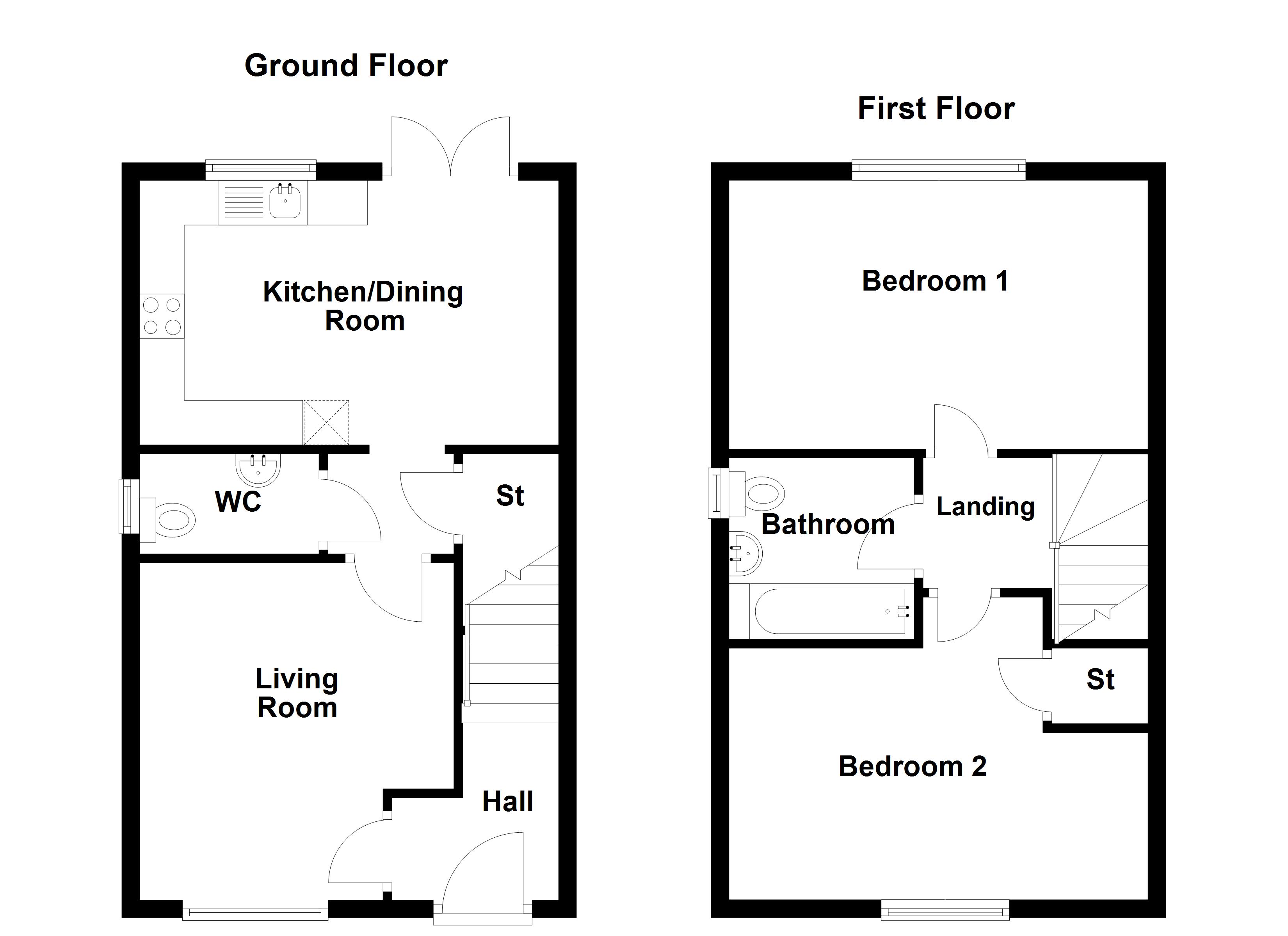 the_cotton, Holden Fold, Darwen floorplan