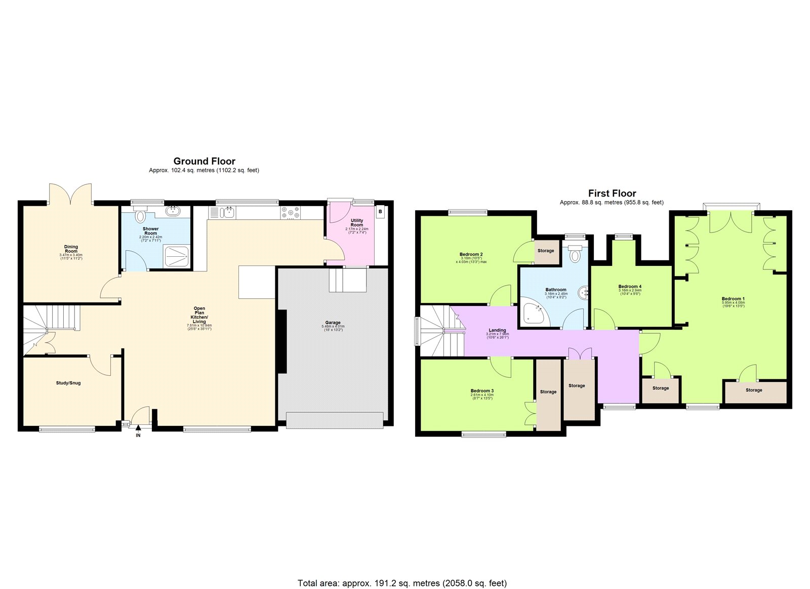 53, Rucklers Lane, Hertfordshire floorplan