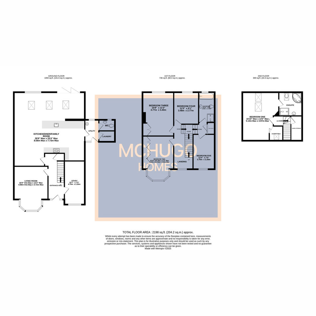 19, Oaklands Avenue, Harborne floorplan