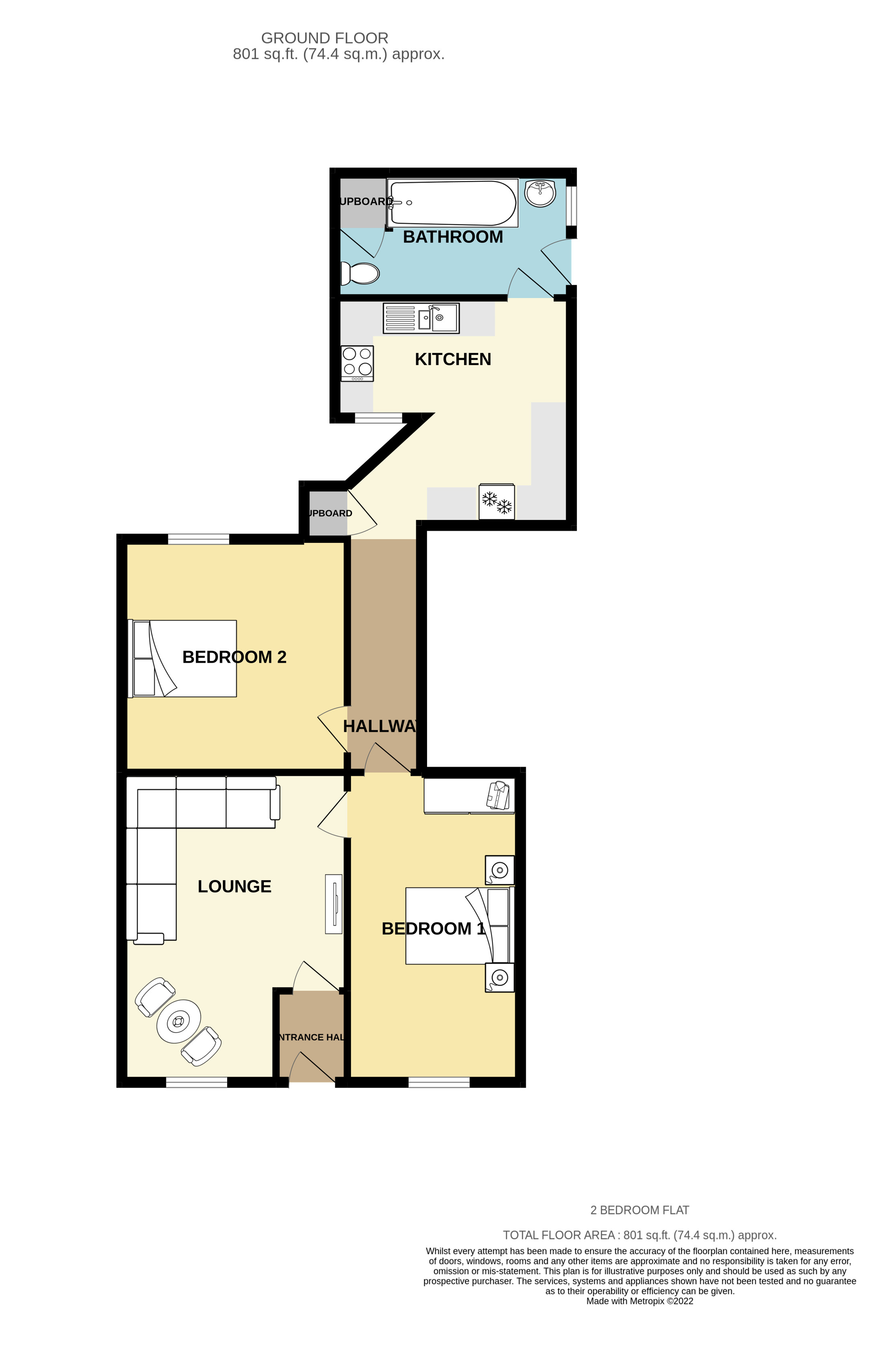 The Old Store,, Churchtown, Redruth floorplan