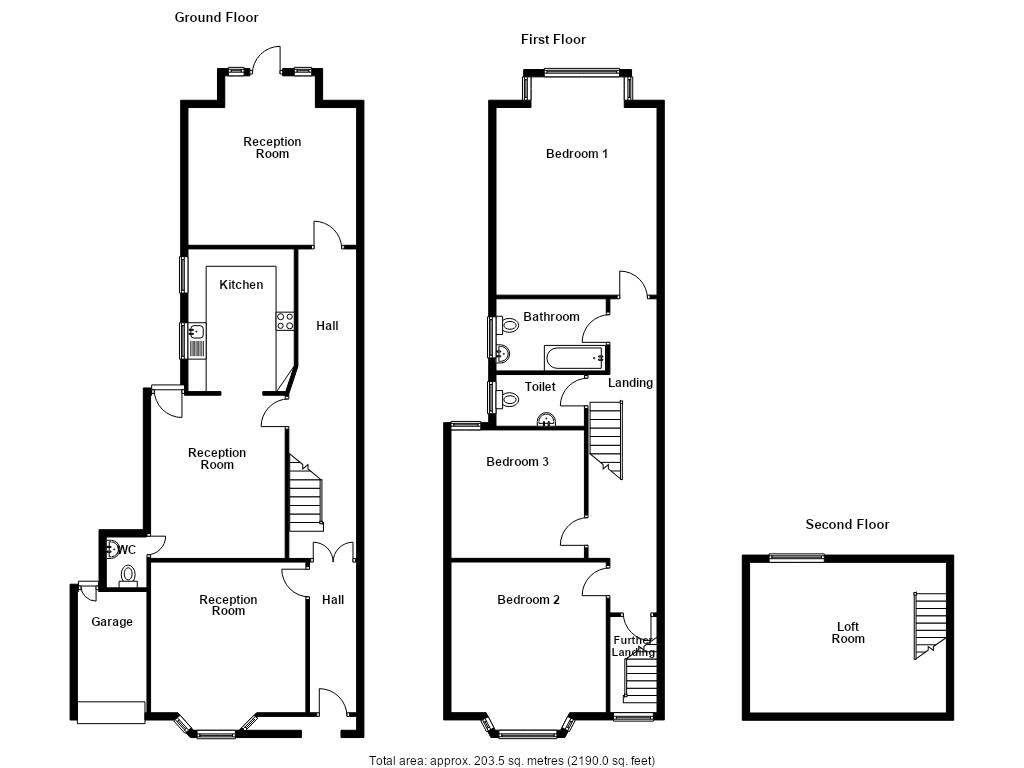 1, Trafalgar Road, Salford floorplan