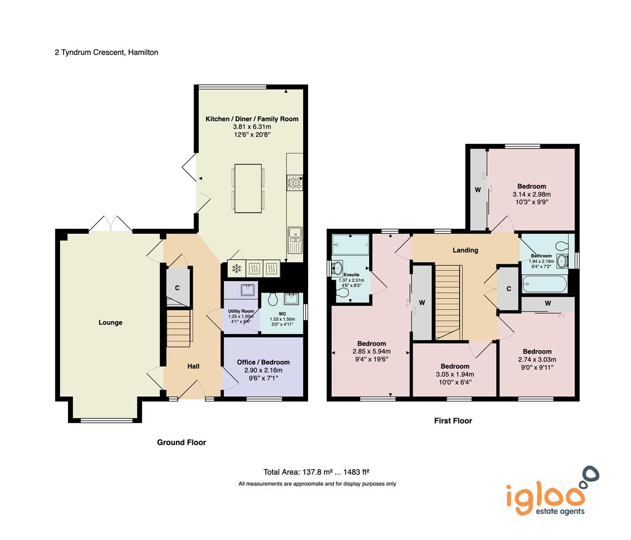 2, Tyndrum Crescent, Hamilton floorplan