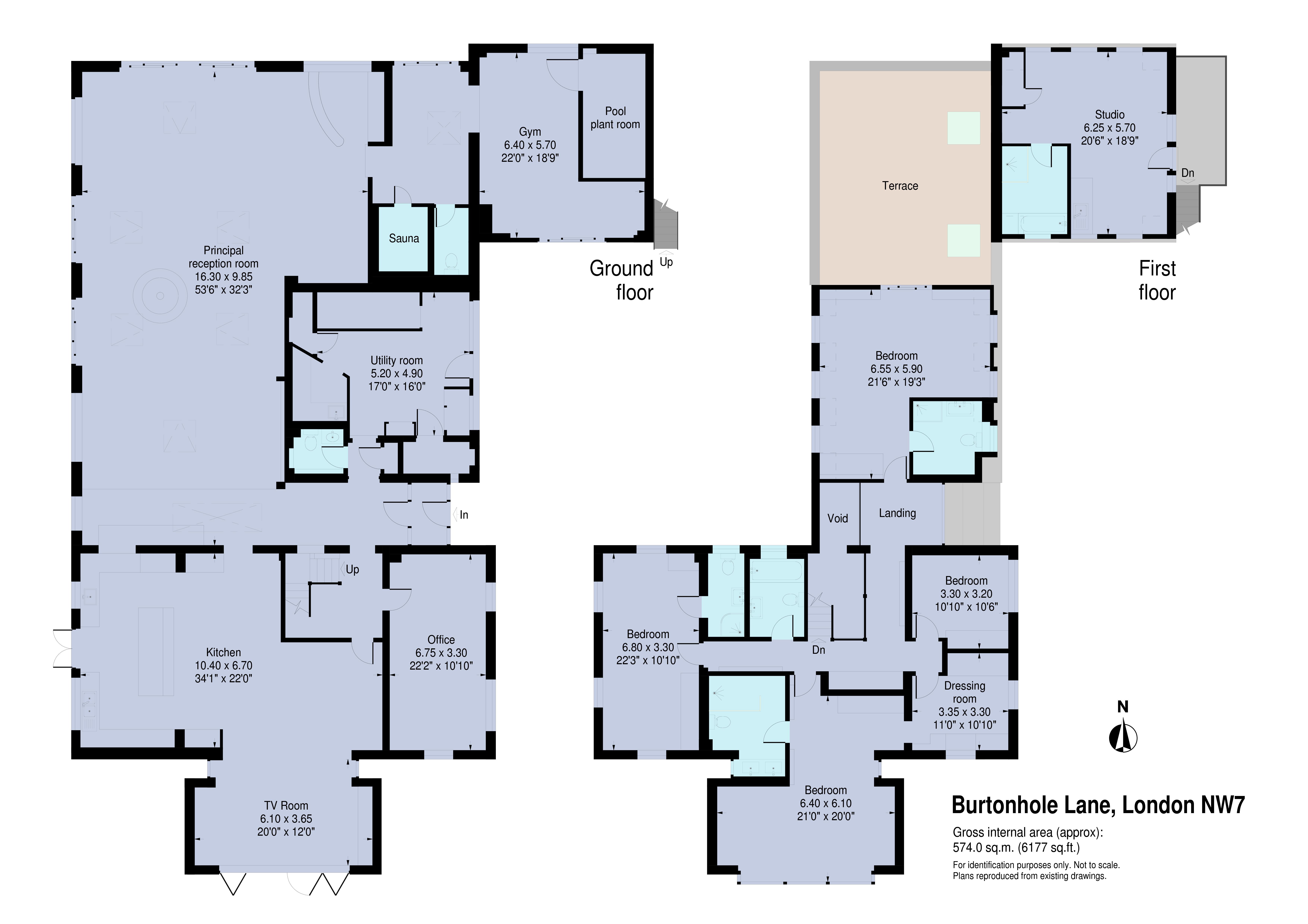 Burtonhole Lane, London floorplan