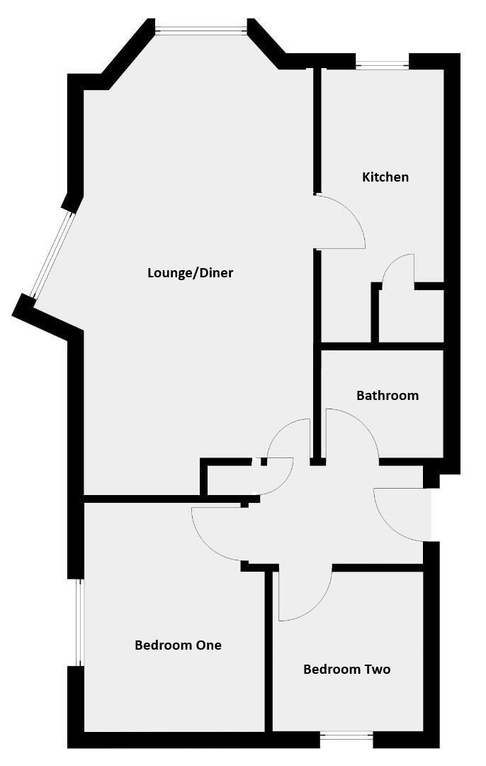 Flat 2, Stonehill Court, Westhill Road, Weymouth floorplan