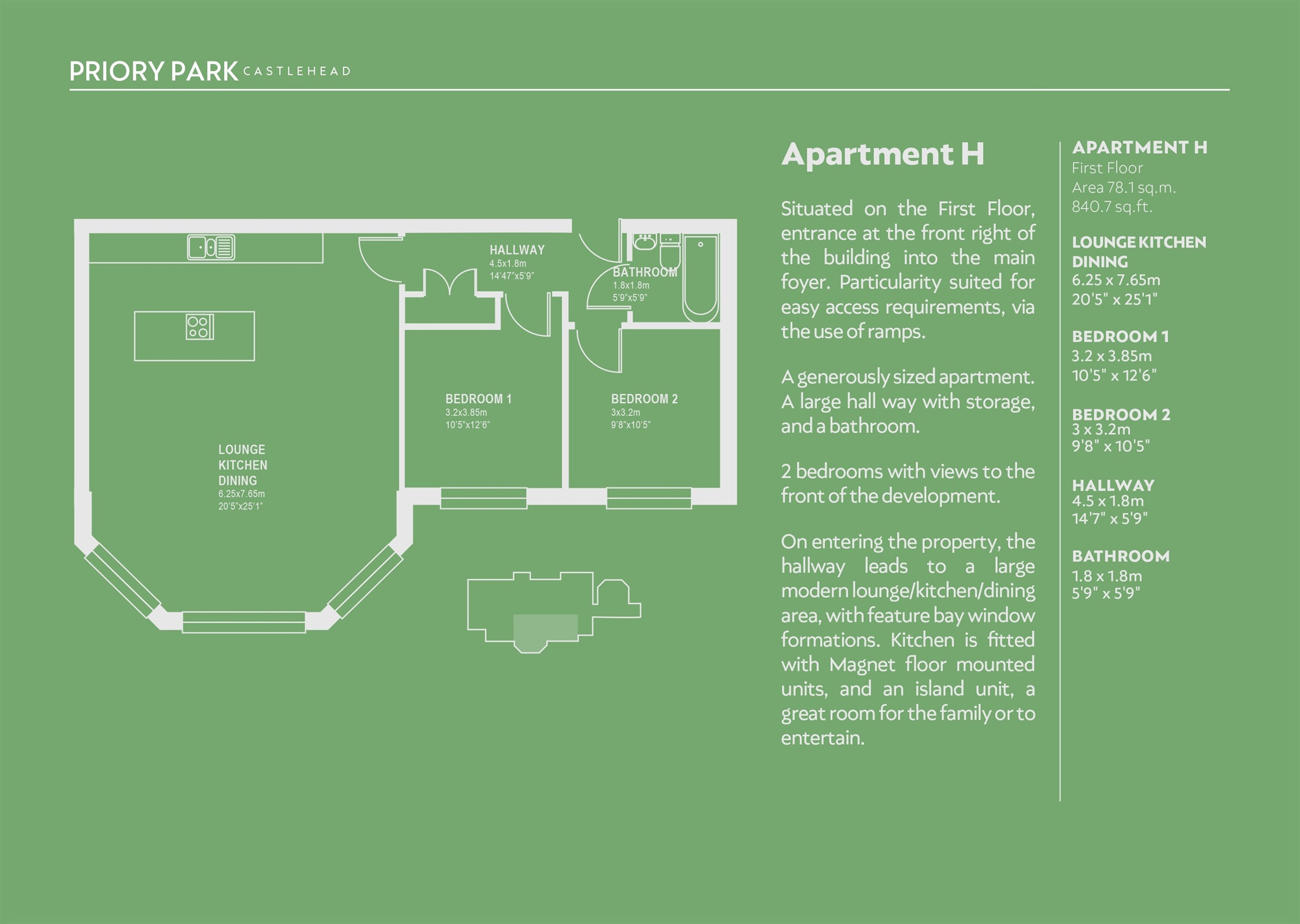 19, Priory Park, Main Road, Paisley floorplan