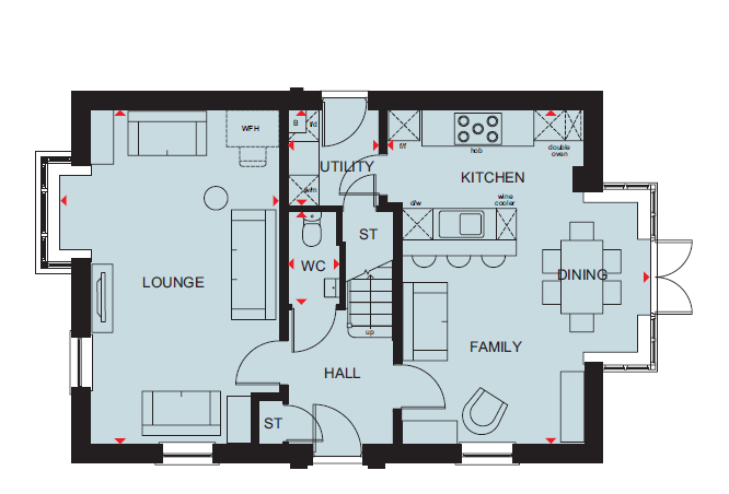 H932718, Broomfield Lane, Stocksbridge, Sheffield floorplan
