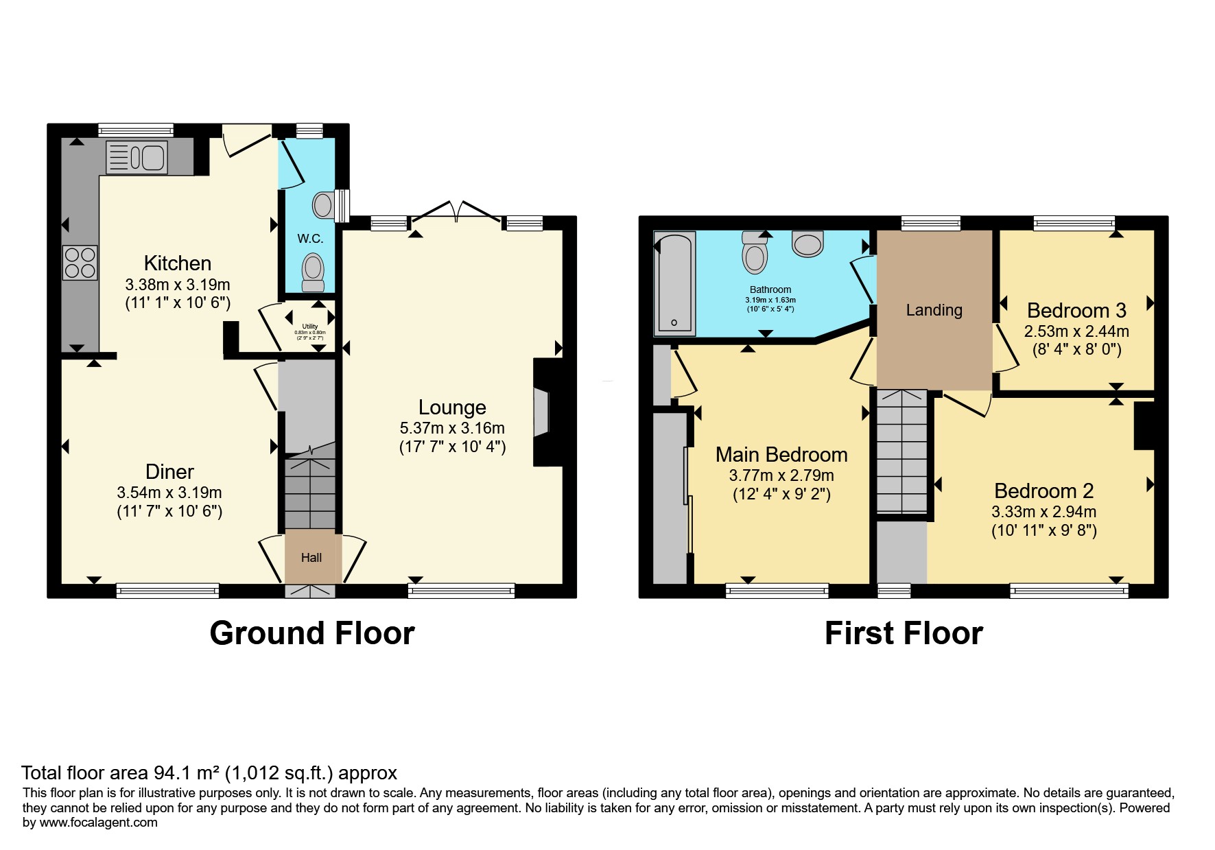 12, Lime Avenue, Derby floorplan