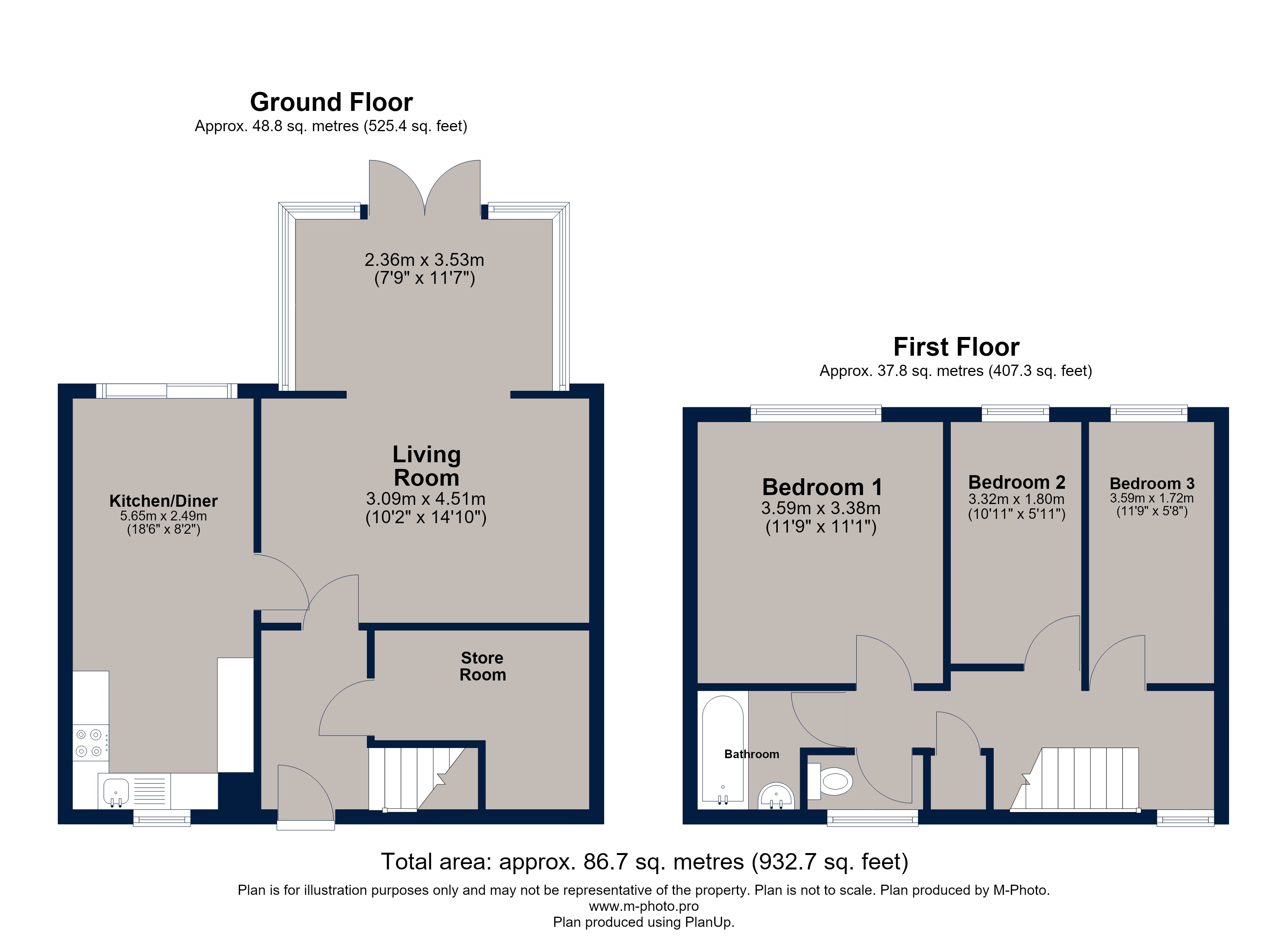 87, Brookfurlong, Peterborough floorplan