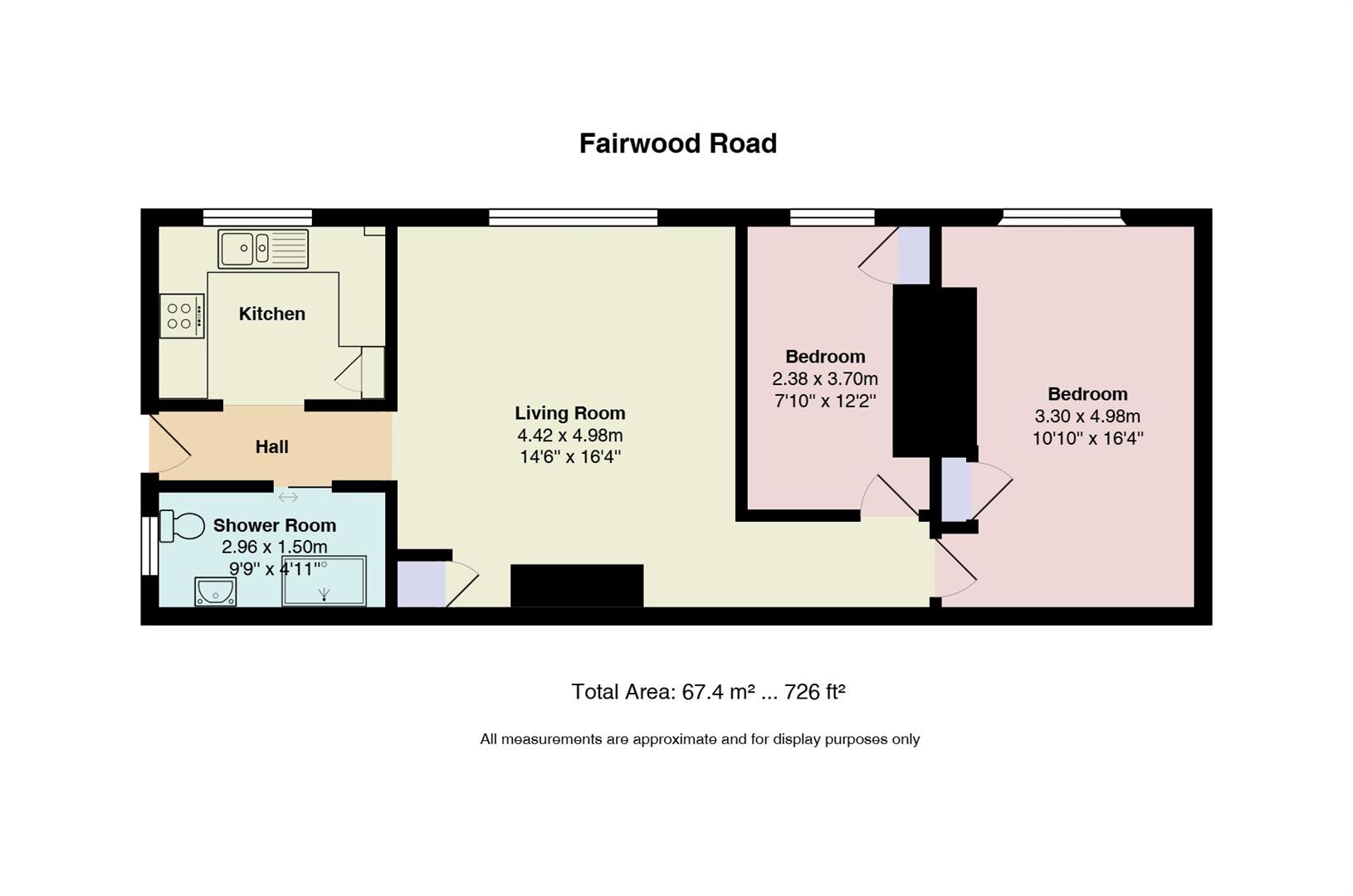 69, Fairwood Road, Cardiff floorplan