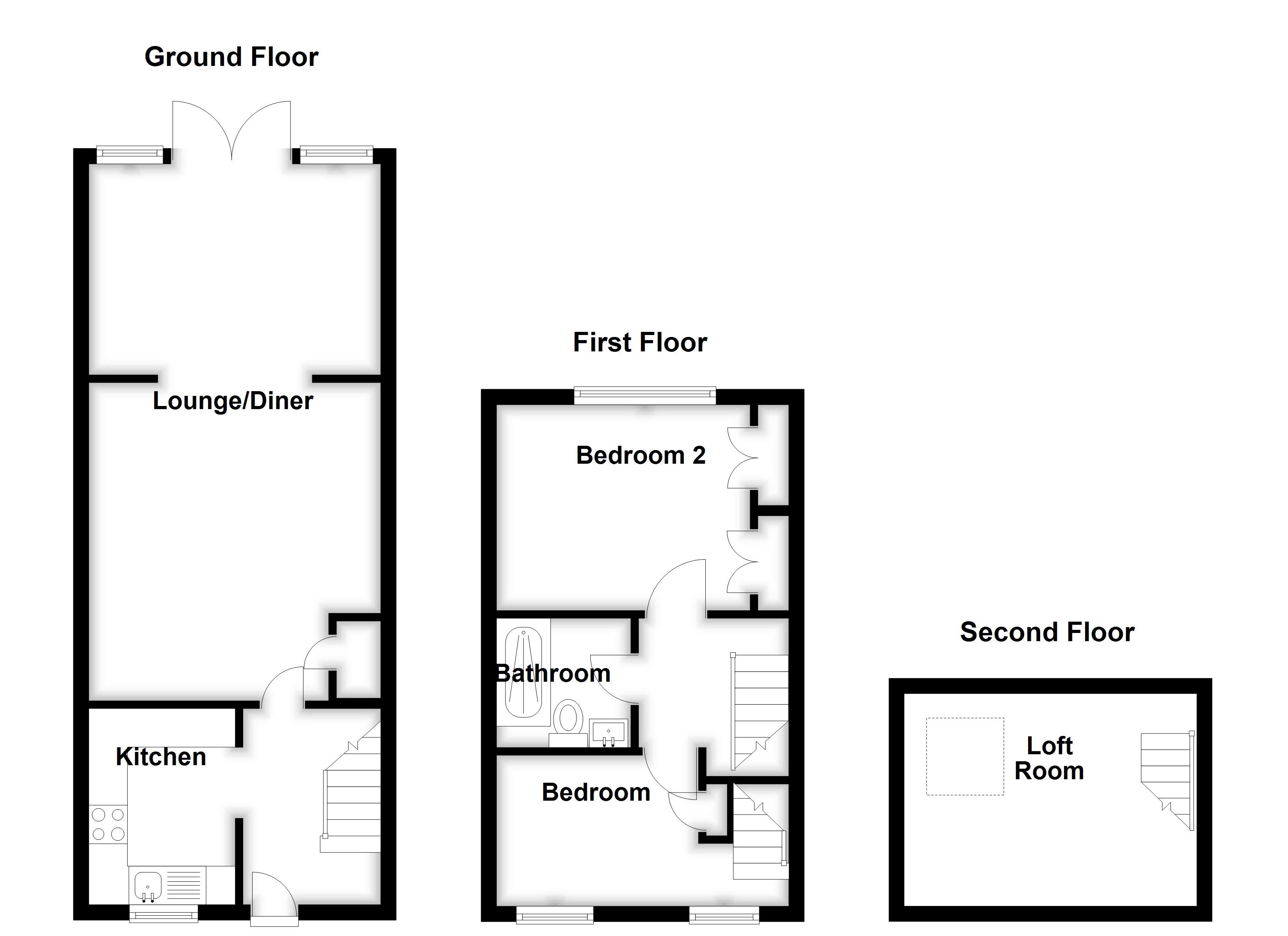 6, Steele Walk, Erith floorplan