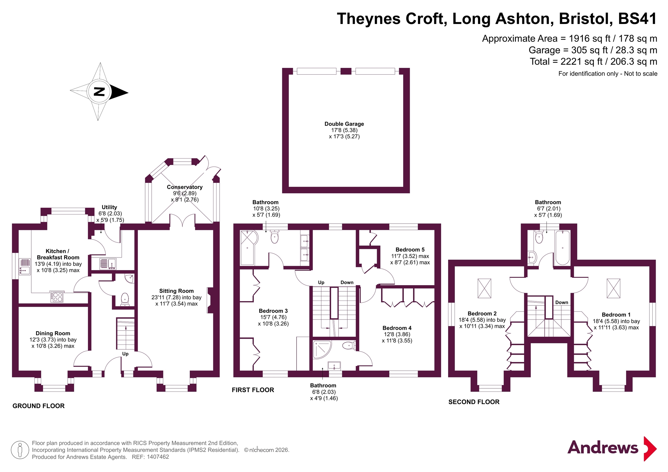 47, Theynes Croft, Bristol floorplan