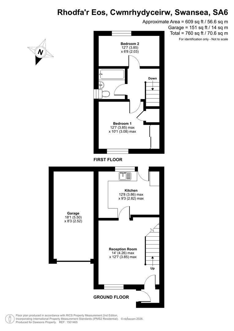 16, Rhodfa'r Eos, Swansea floorplan