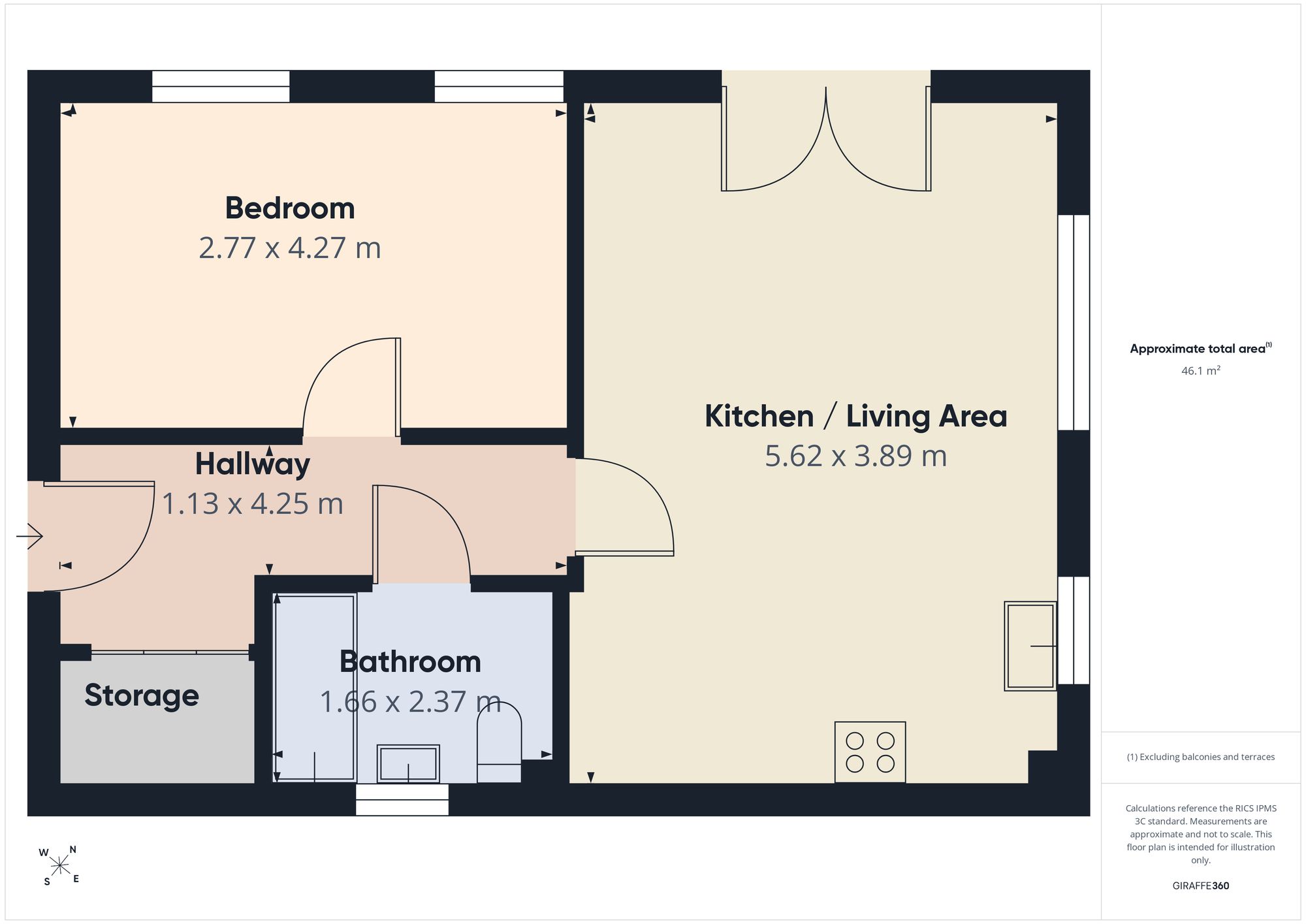 19 June Courtyard North Side, Gateshead floorplan