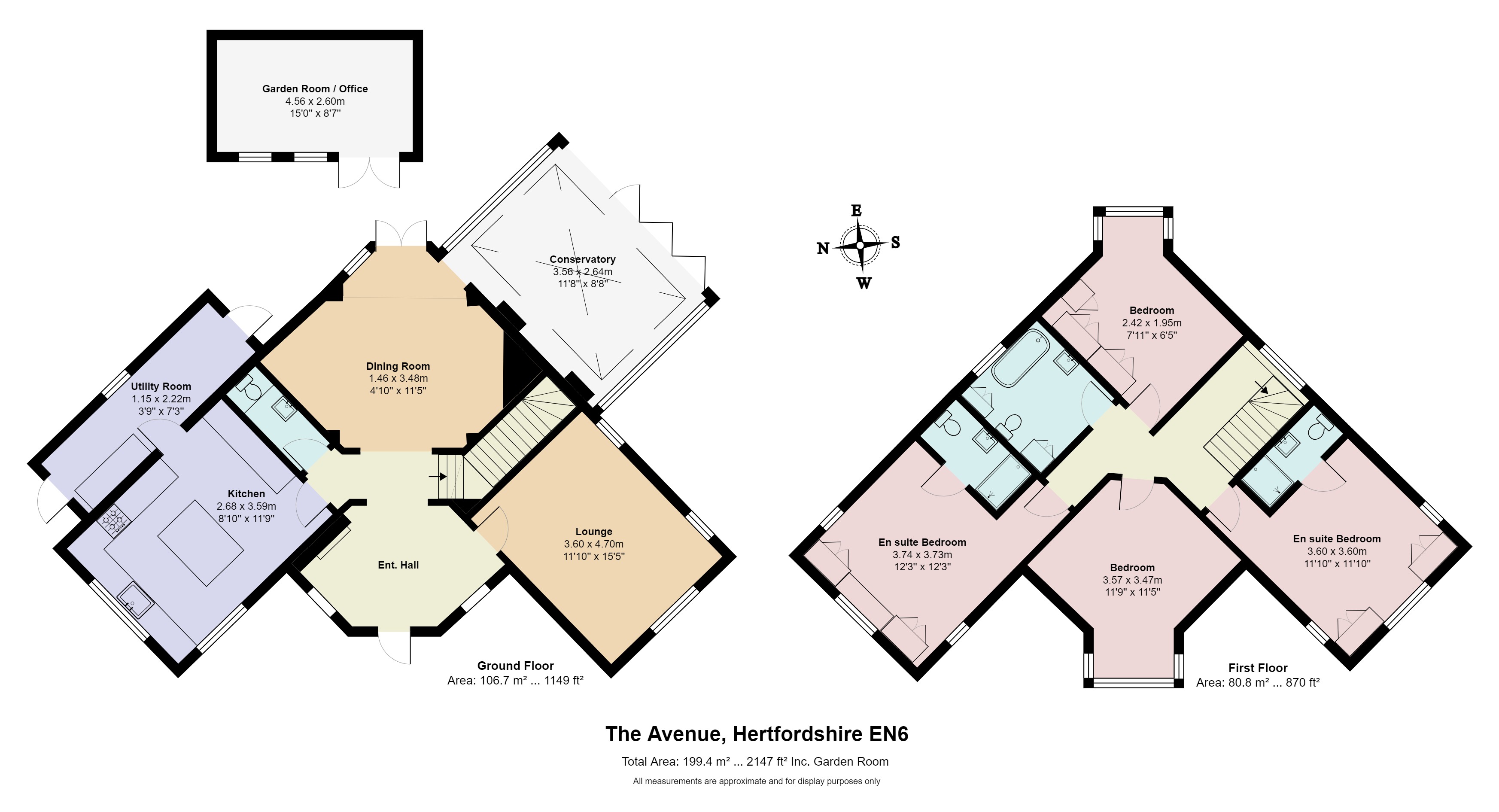 The Avenue, Potters Bar, Herts EN6, 4 bedroom detached house for sale