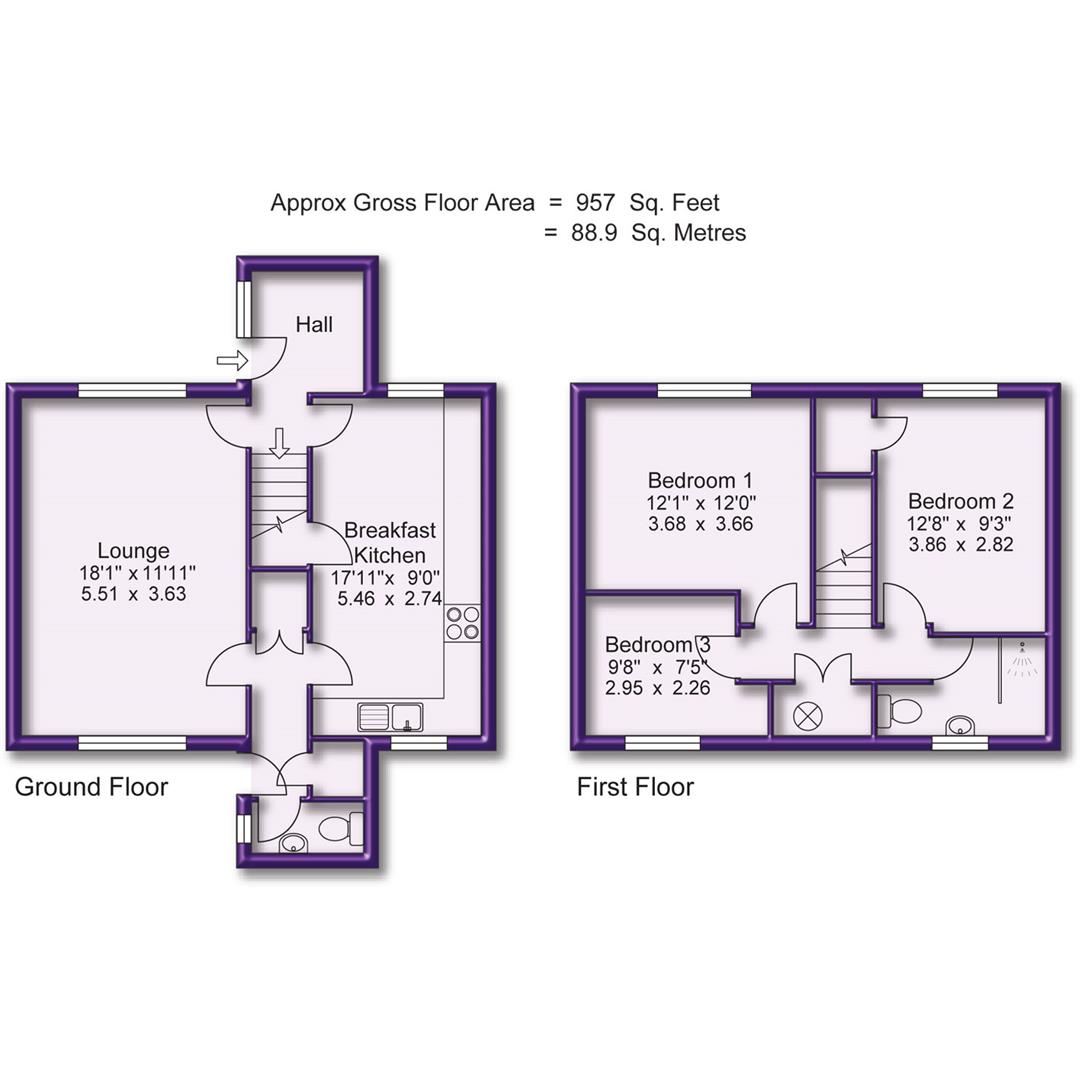 87, Newbury Avenue, Sale floorplan