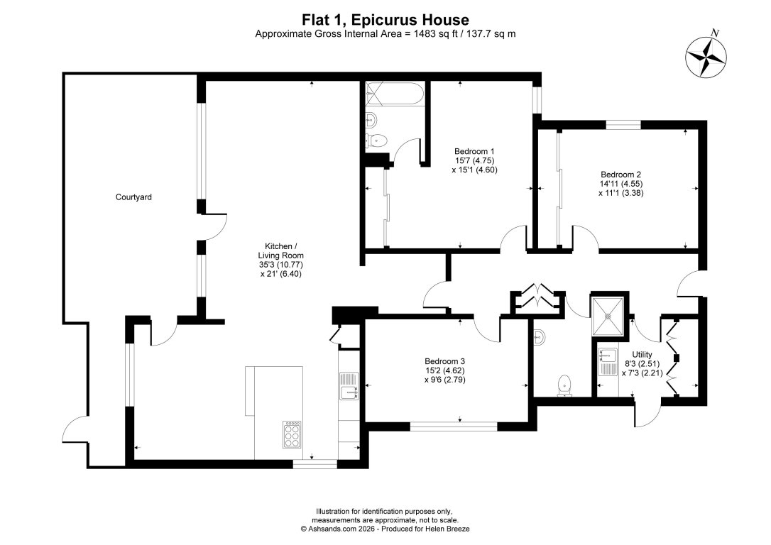 Epicurus House, Sevenoaks floorplan