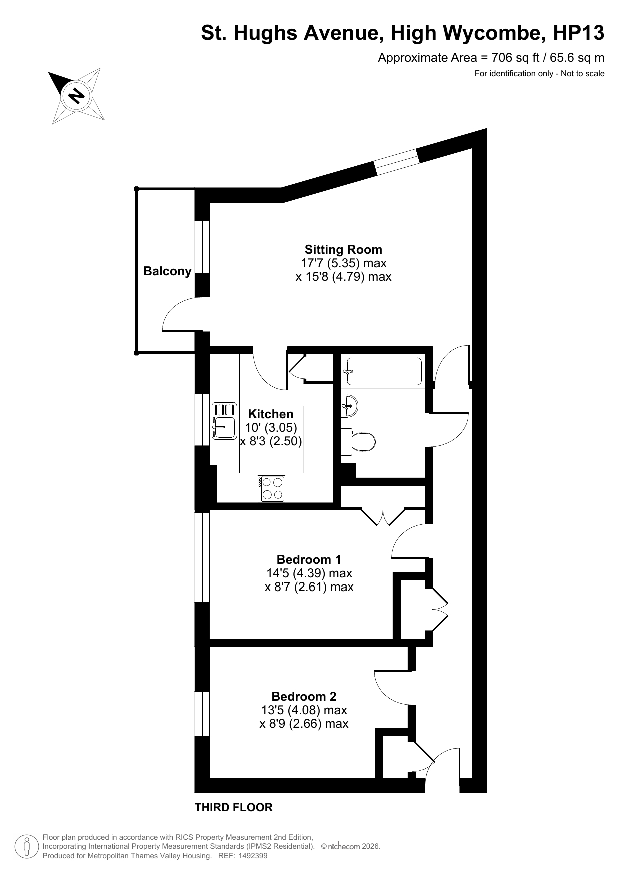 St Hughs Avenue, High Wycombe floorplan