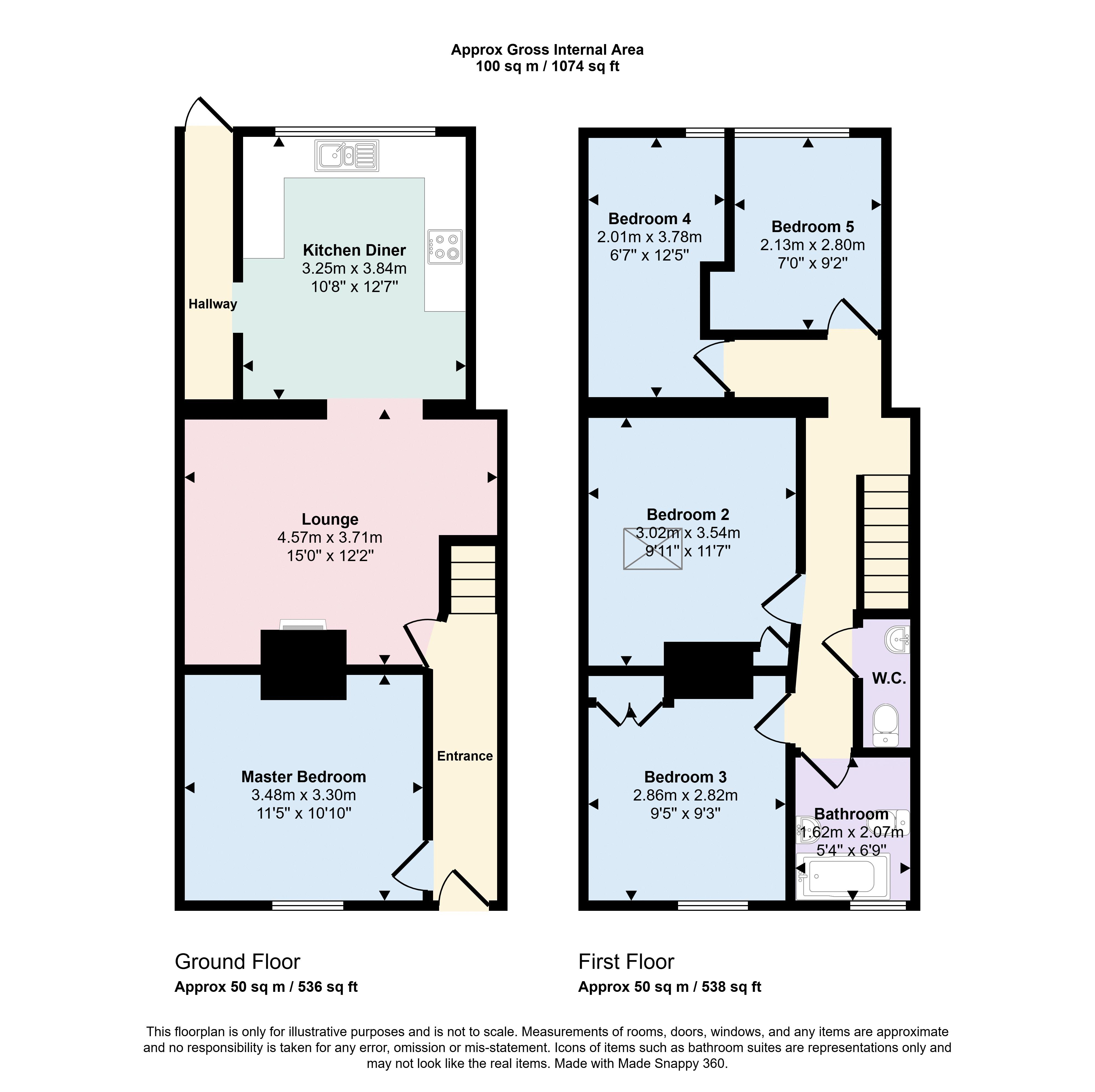 21, Wycliffe Road, Bournemouth floorplan