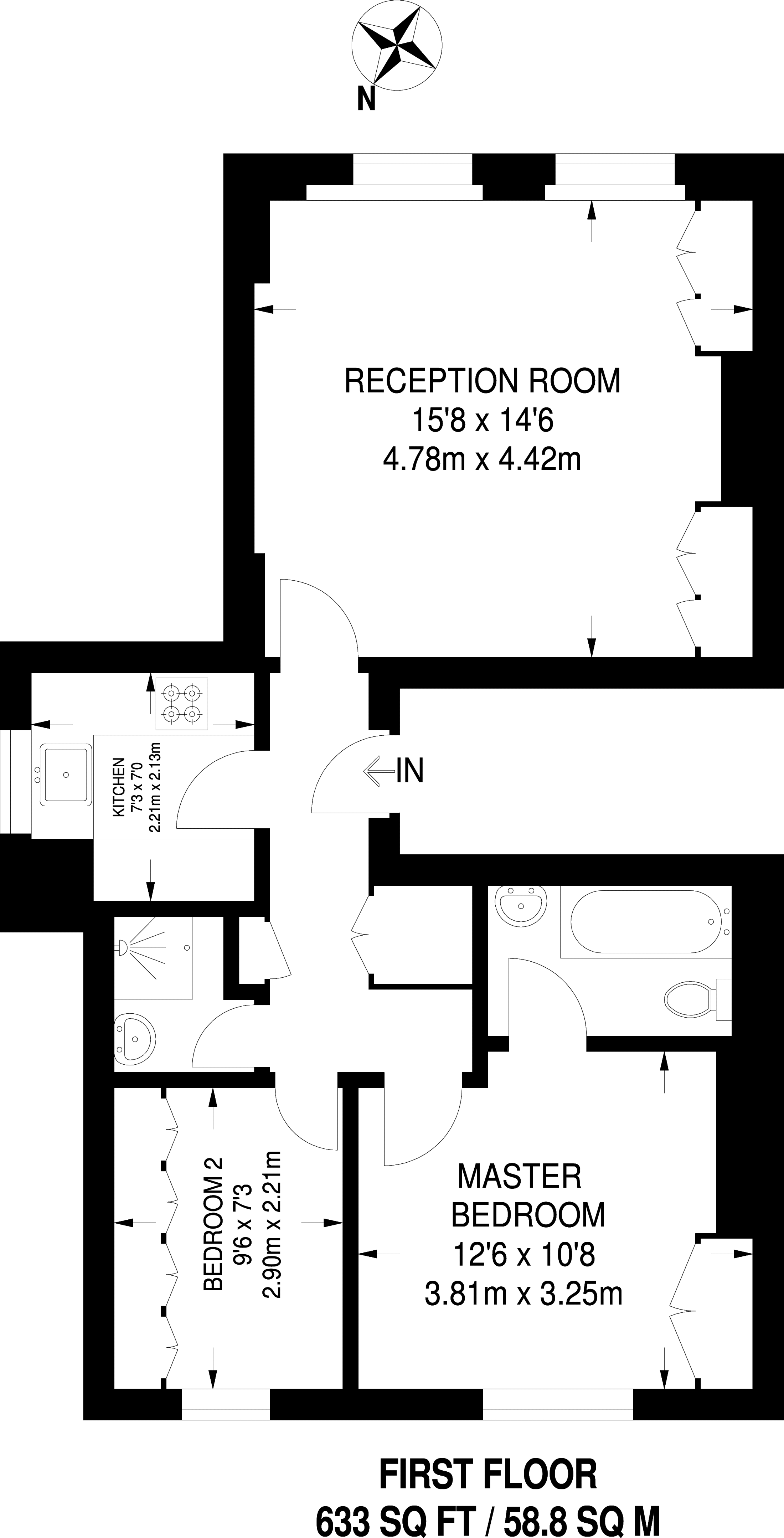 2 Bedrooms Flat to rent in High Street Kensington, High Street Kensington W8