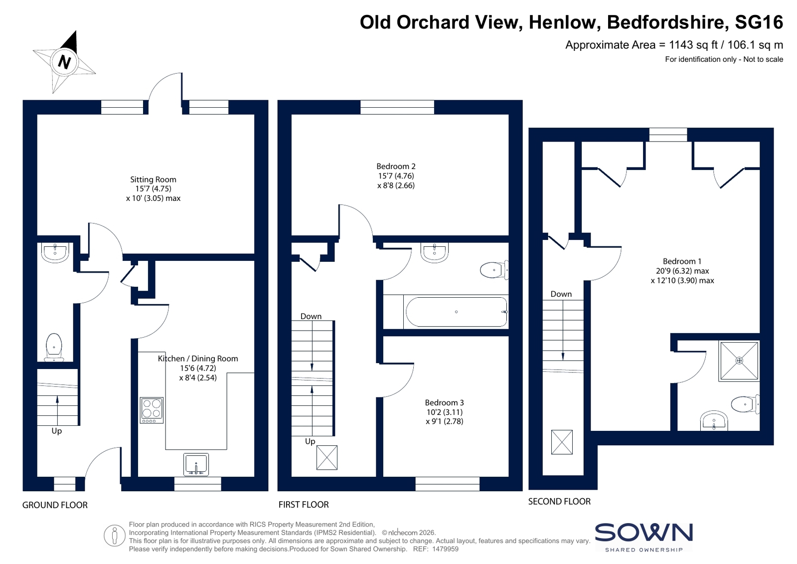 Settle SO, 18, Old Orchard View, Bedfordshire floorplan