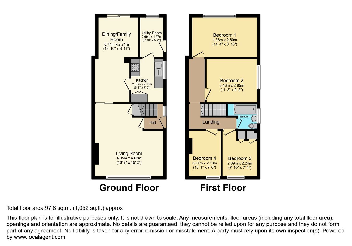 Coniston Walk, Hereford floorplan