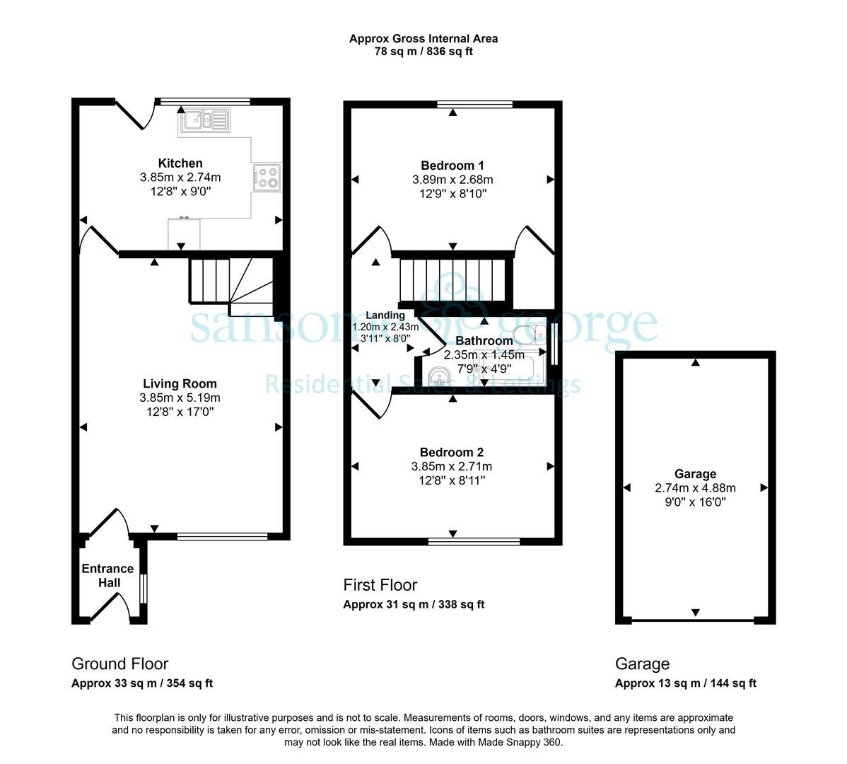 5, Warley Rise, Reading floorplan