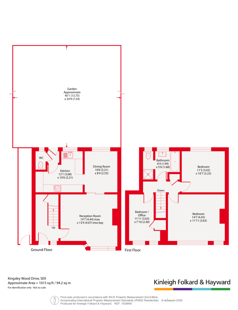 5, Kingsley Wood Drive, London floorplan