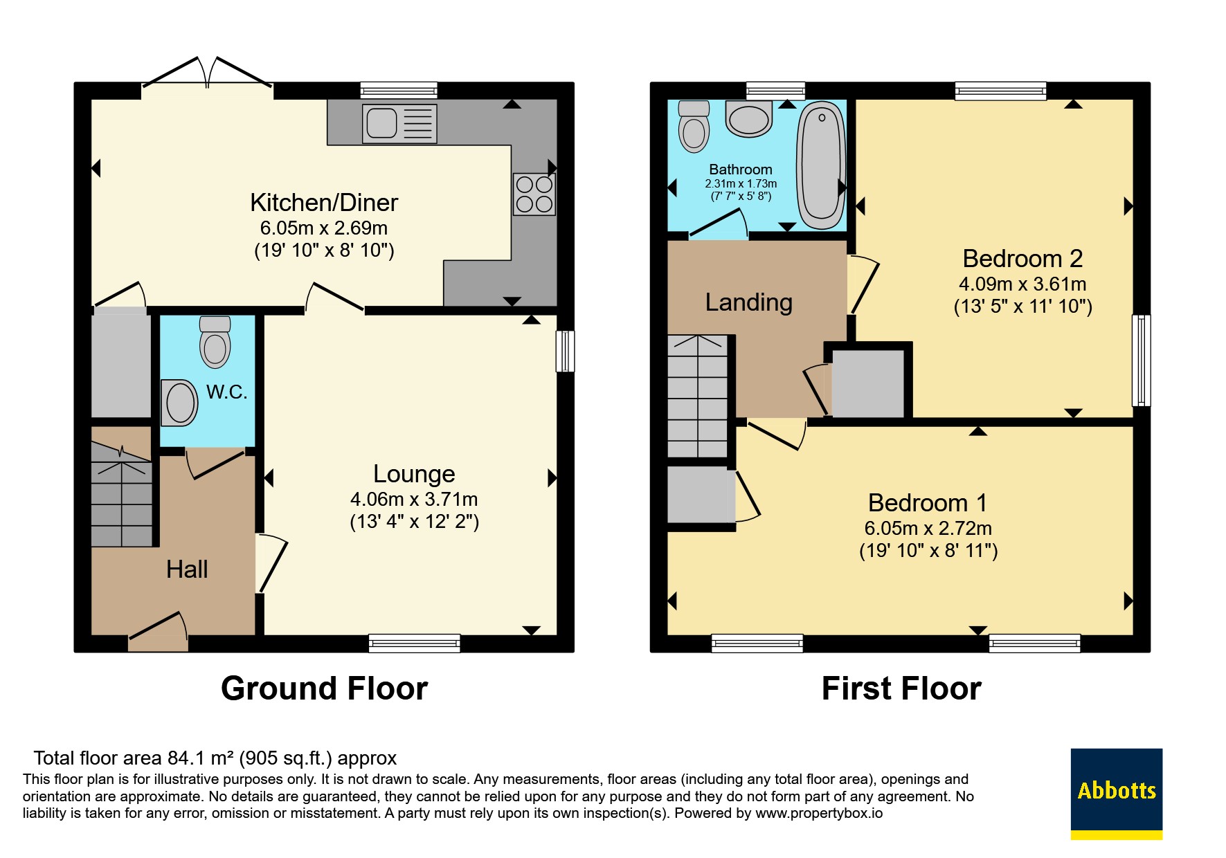 ++ 2 Bed Semi 35% ++ Isle Road,, William Lynne Road, Outwell floorplan