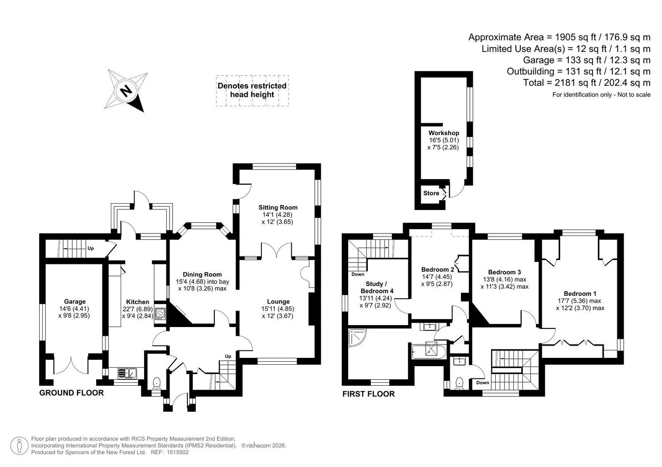 3, Moorland Avenue, New Milton floorplan