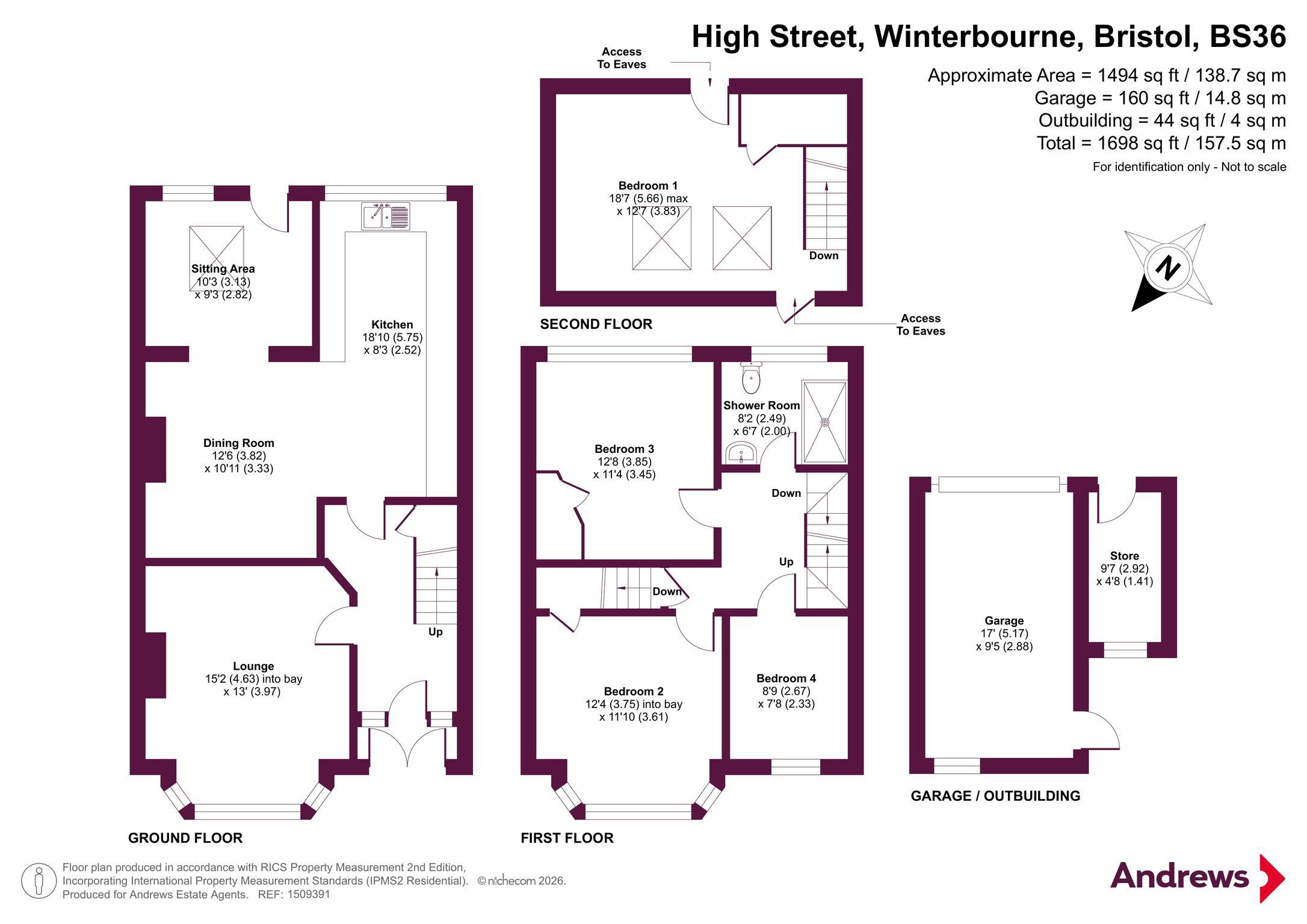103, High Street, Bristol floorplan