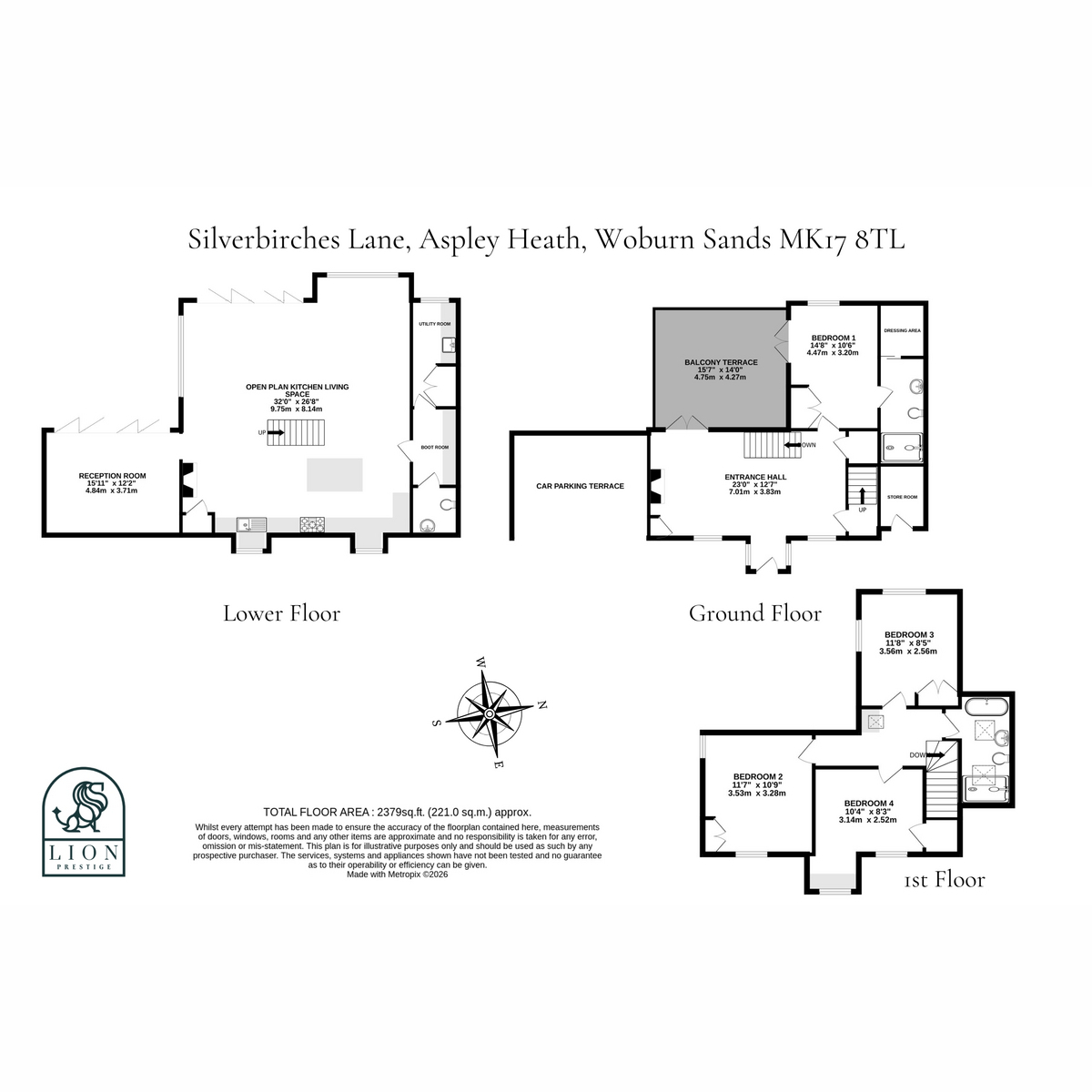 12, Silverbirches Lane, Milton Keynes floorplan