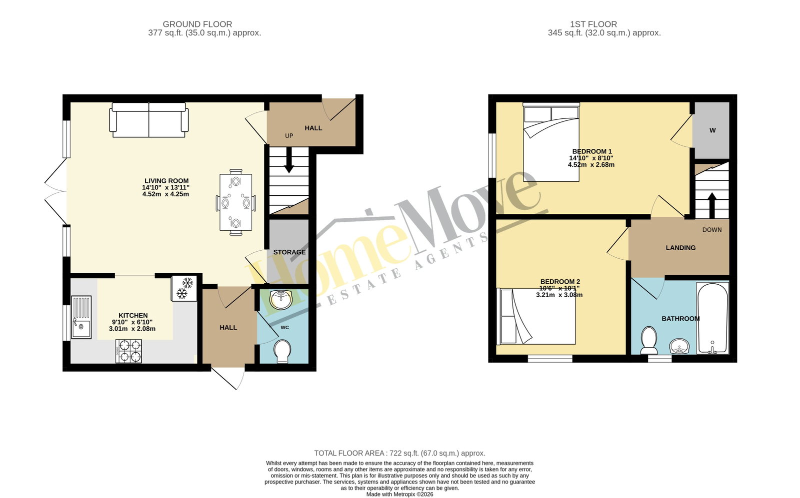 3, Furlong Close, Corby floorplan