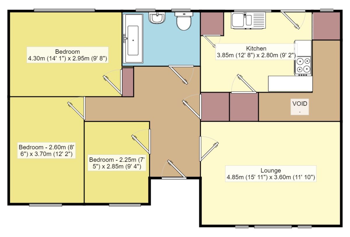 3 Bedrooms Flat for sale in Orchard Way, Bognor Regis PO22