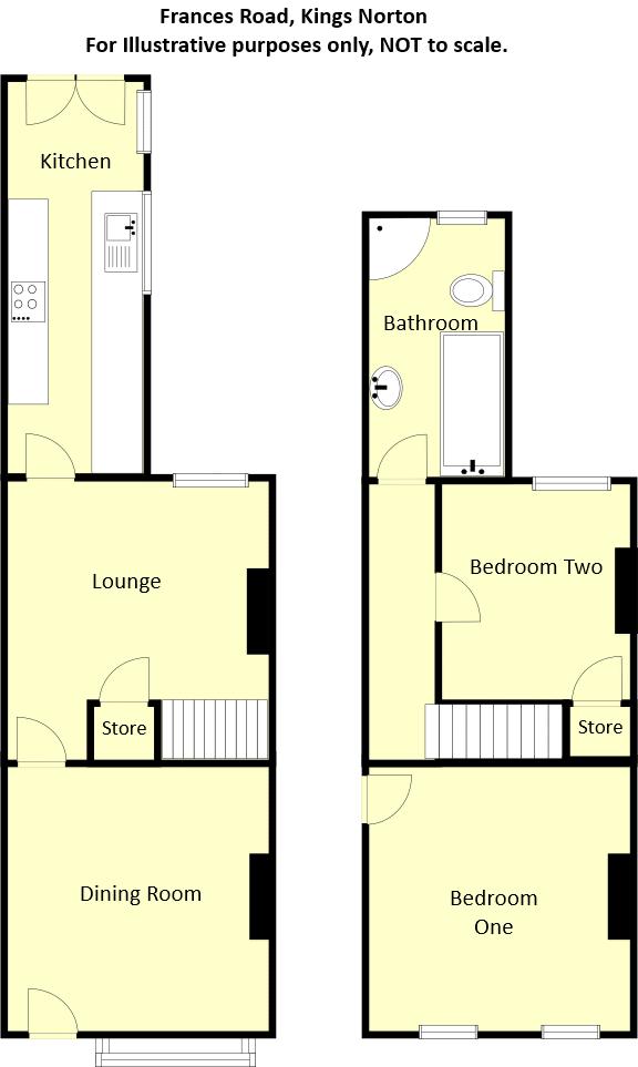 2 Bedrooms Terraced house for sale in Frances Road, Kings Norton, Birmingham B30