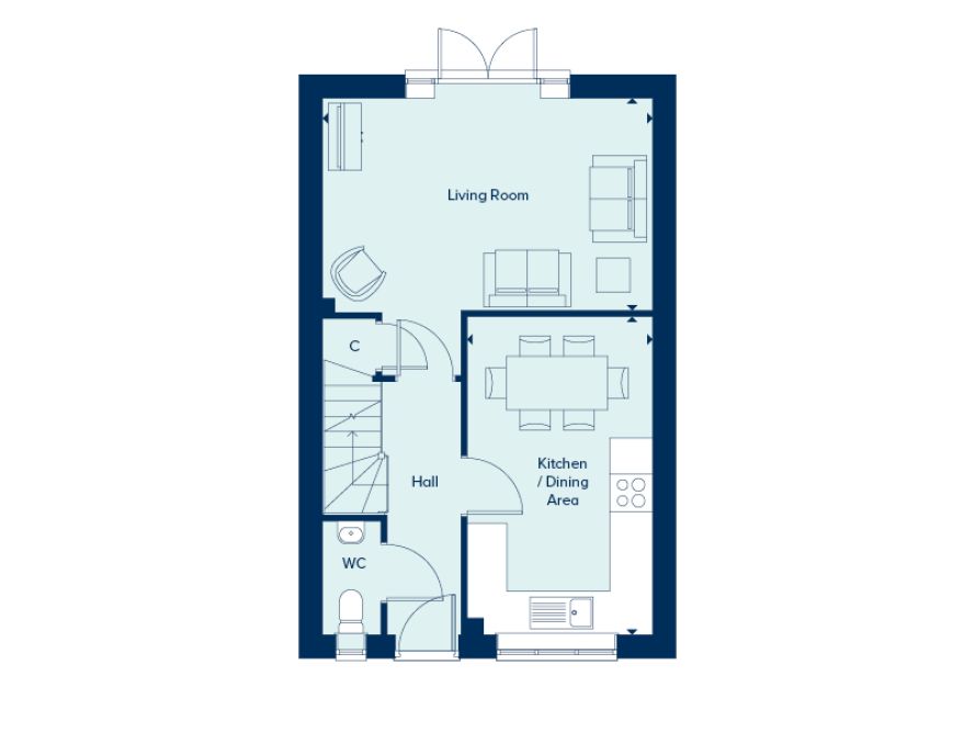 21, Racecourse Road, Scarborough floorplan