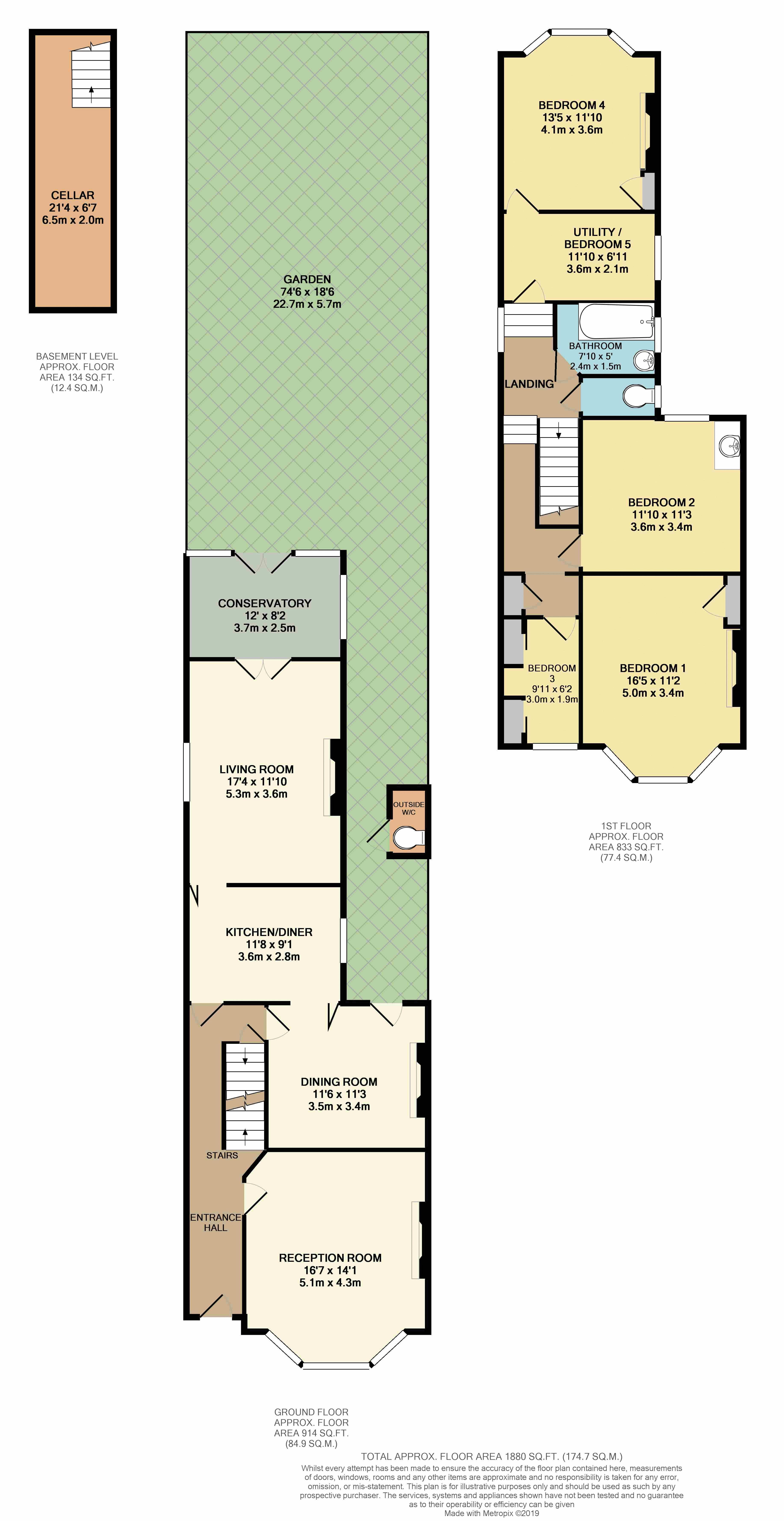 5 Bedrooms Terraced house for sale in Fladgate Road, London E11