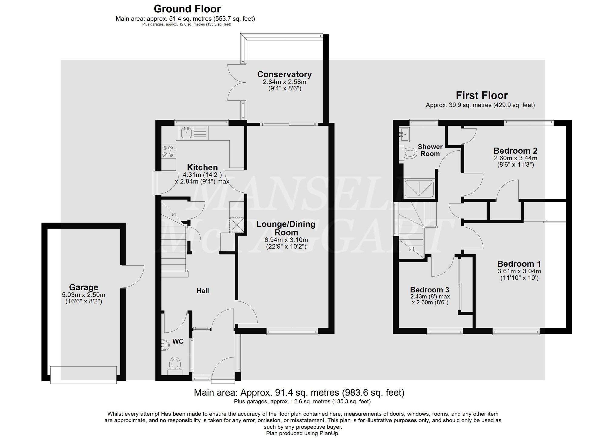 30 Avondale Close, Horley floorplan