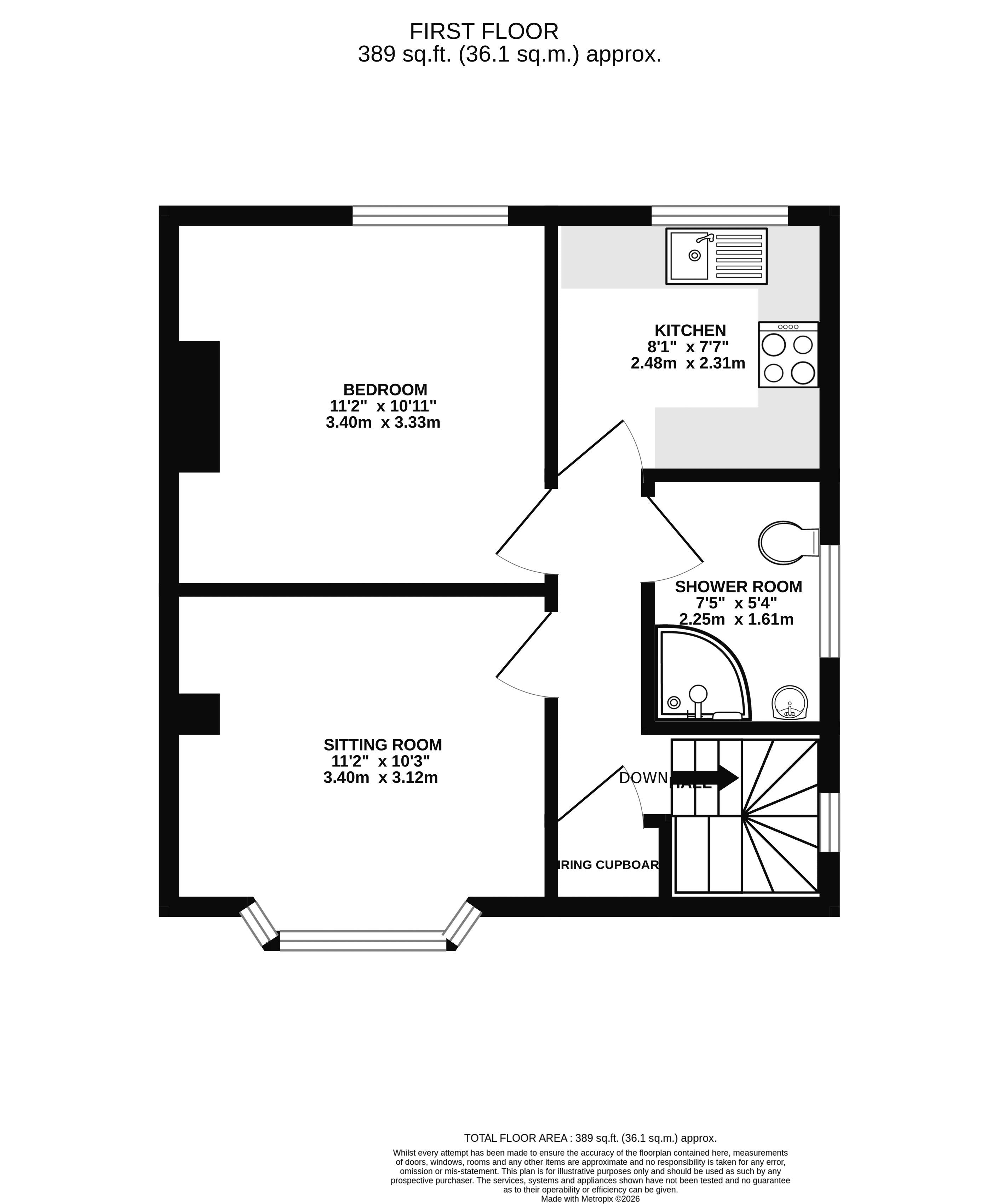 39a, Milton Brow, Weston-Super-Mare floorplan