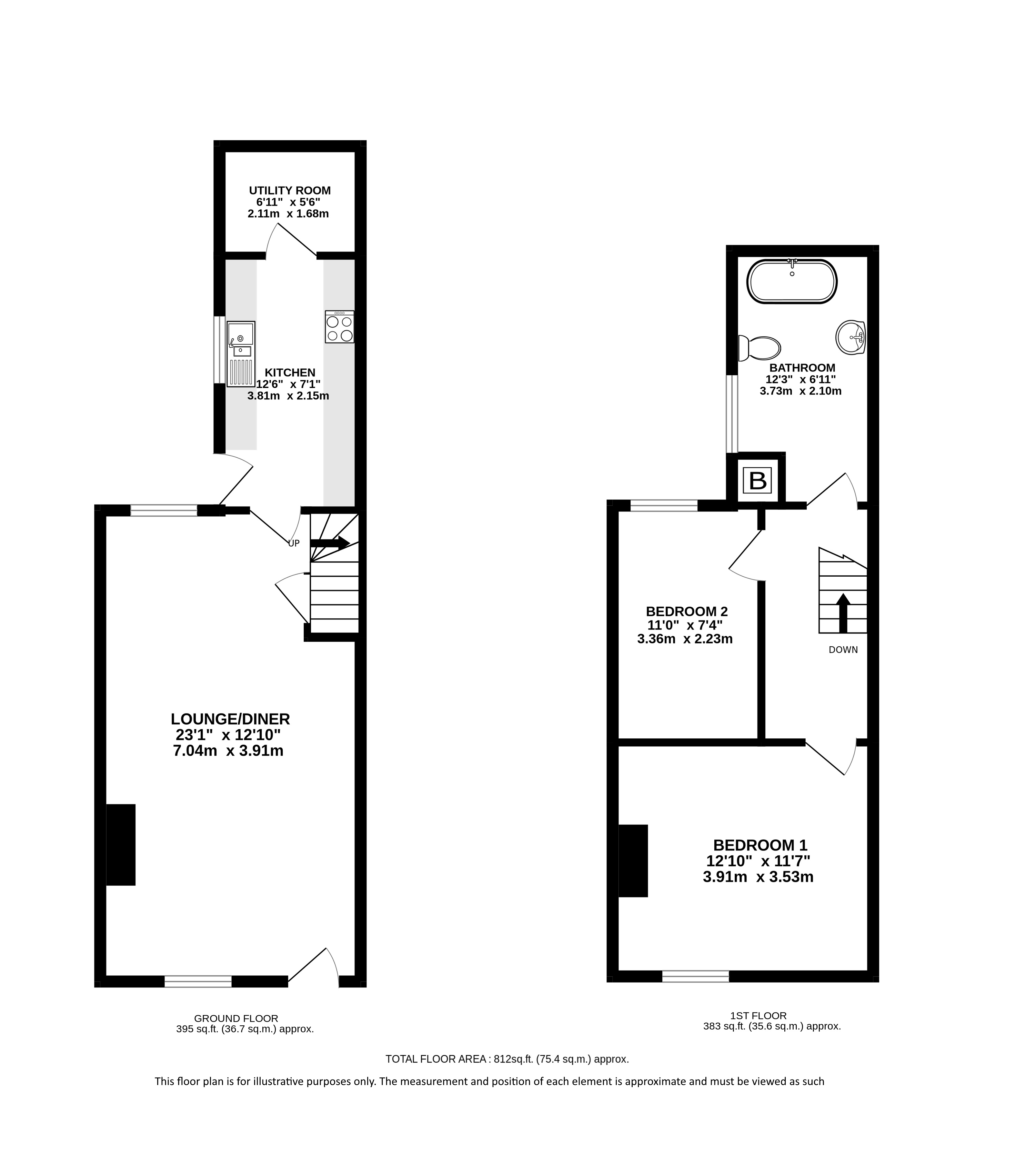 92, High Street, St. Albans floorplan