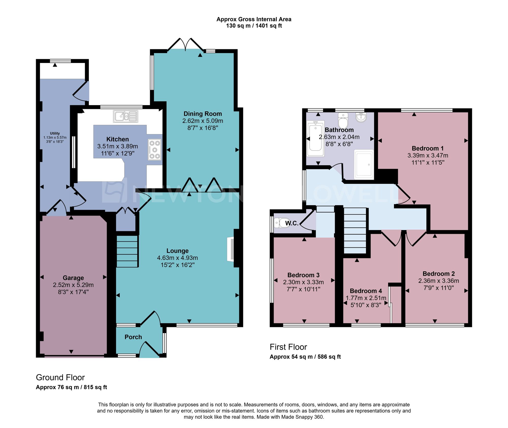 88 Broom Leys Road, Coalville floorplan