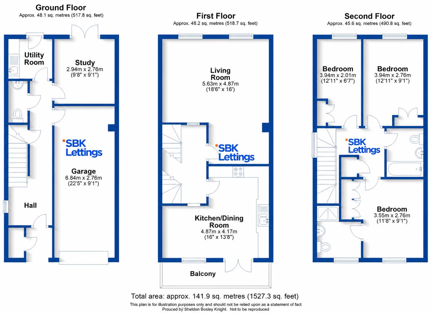 14, Rambures Close, Warwick floorplan
