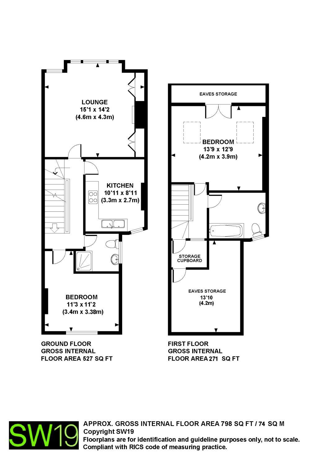 2 Bedrooms Flat to rent in Birdhurst Road, Colliers Wood, London SW19